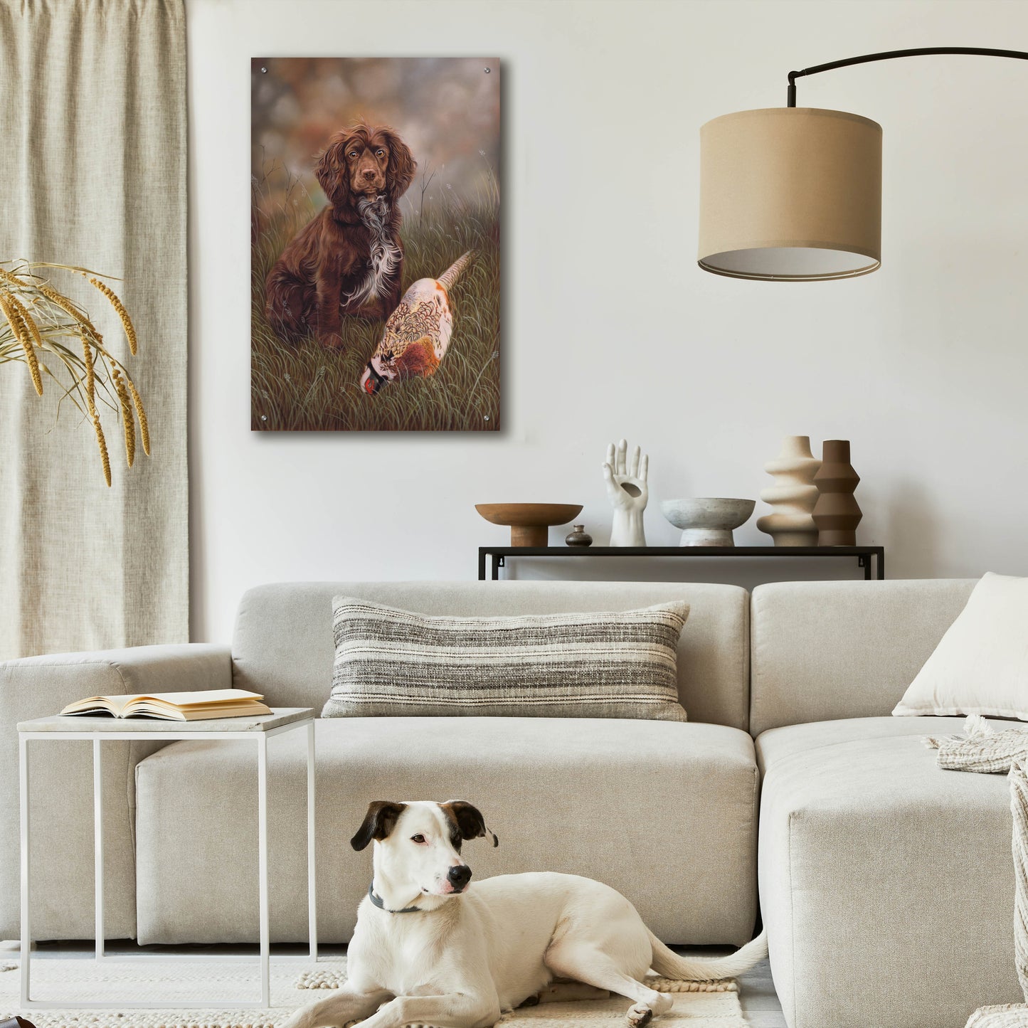 Epic Art 'Cocker Spaniel Tia' by Karie-Ann Cooper, Acrylic Glass Wall Art,24x36