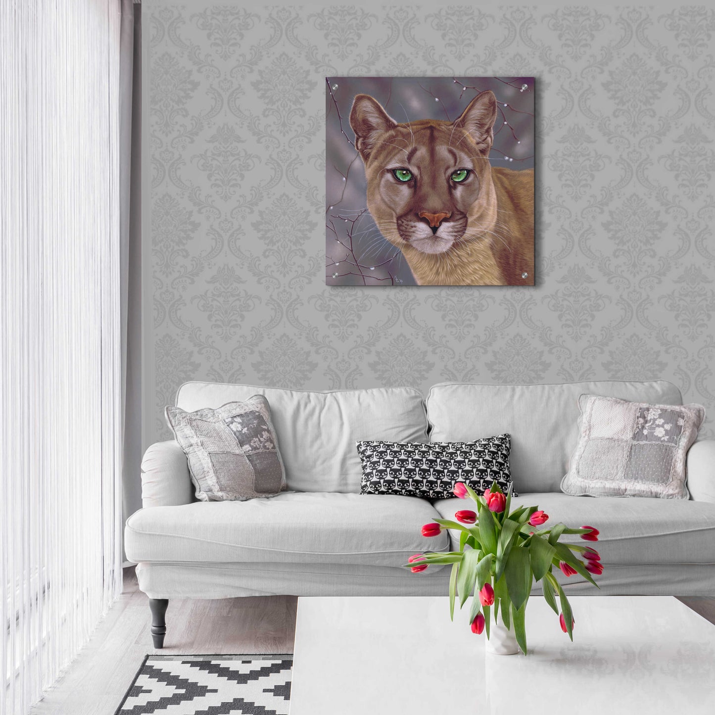 Epic Art 'Eyes On The Prize' by Karie-Ann Cooper, Acrylic Glass Wall Art,24x24