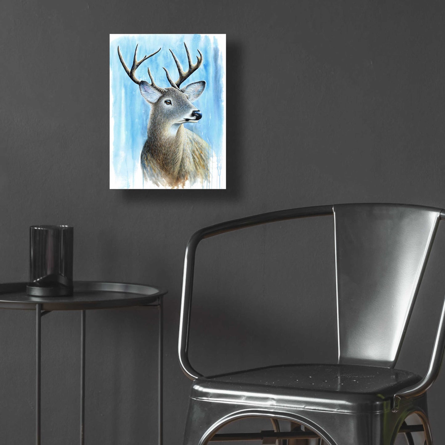 Epic Art 'Buck' by Michelle Faber, Acrylic Glass Wall Art,12x16