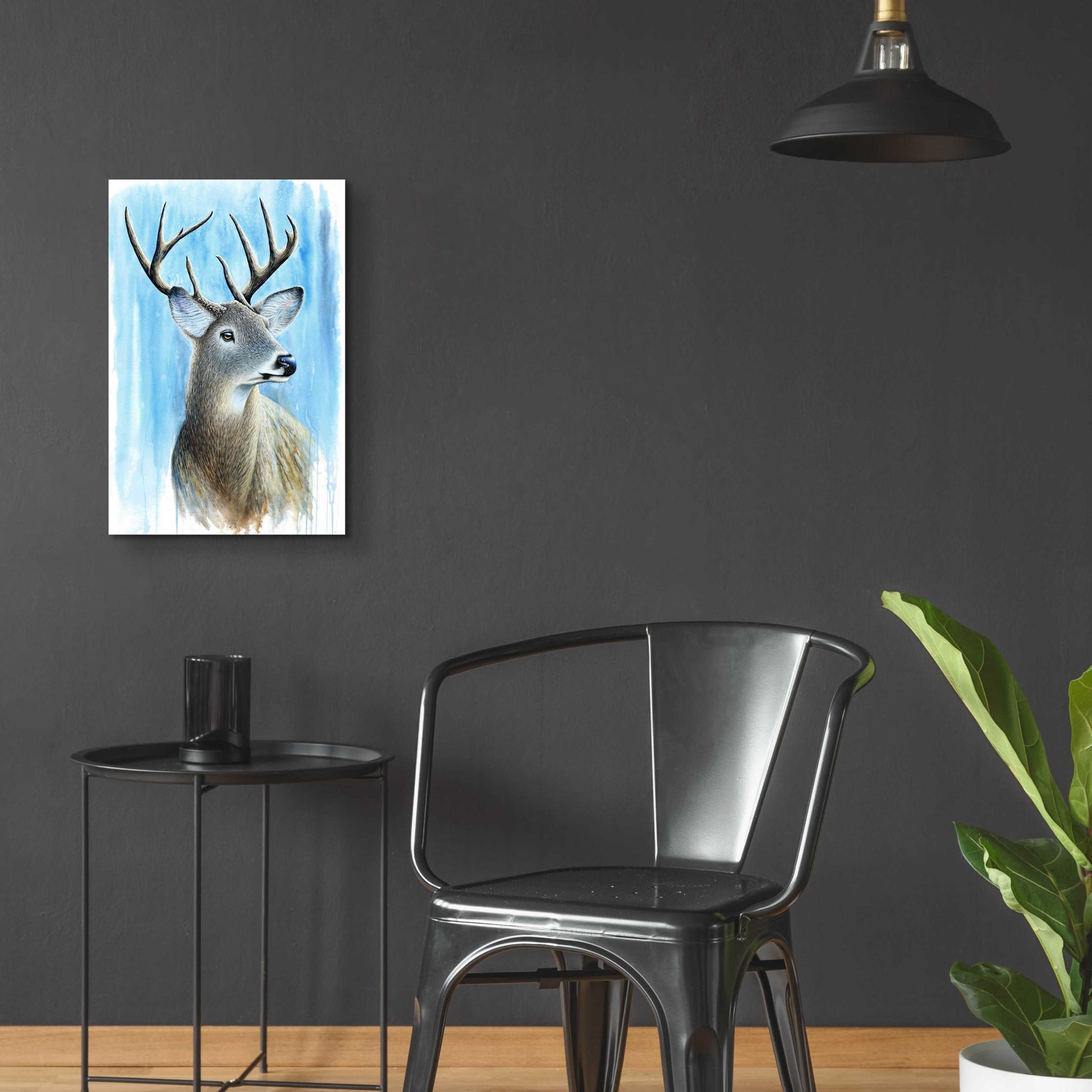 Epic Art 'Buck' by Michelle Faber, Acrylic Glass Wall Art,16x24