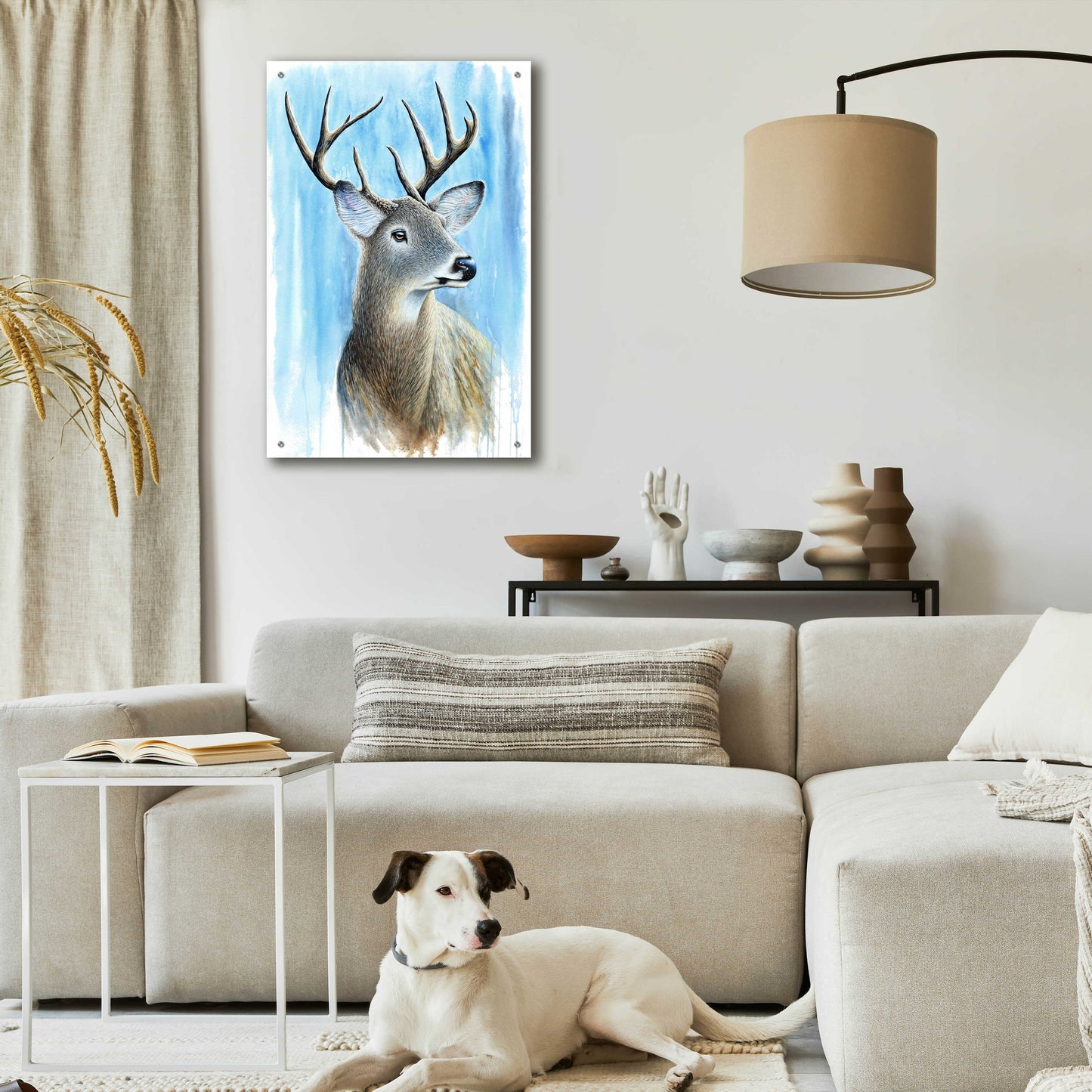 Epic Art 'Buck' by Michelle Faber, Acrylic Glass Wall Art,24x36