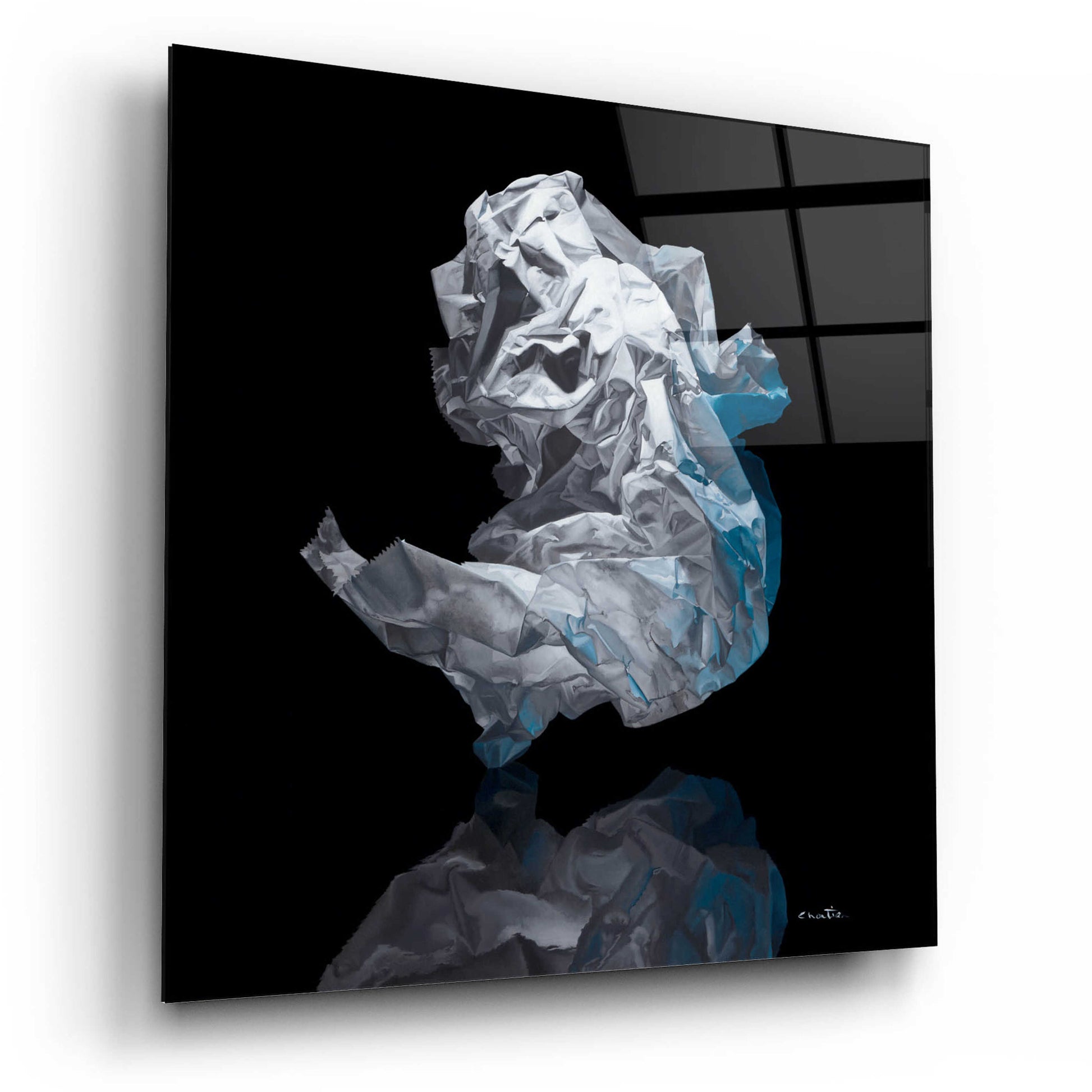 Epic Art 'Iceberg IV' by Francois Chartier, Acrylic Glass Wall Art,12x12