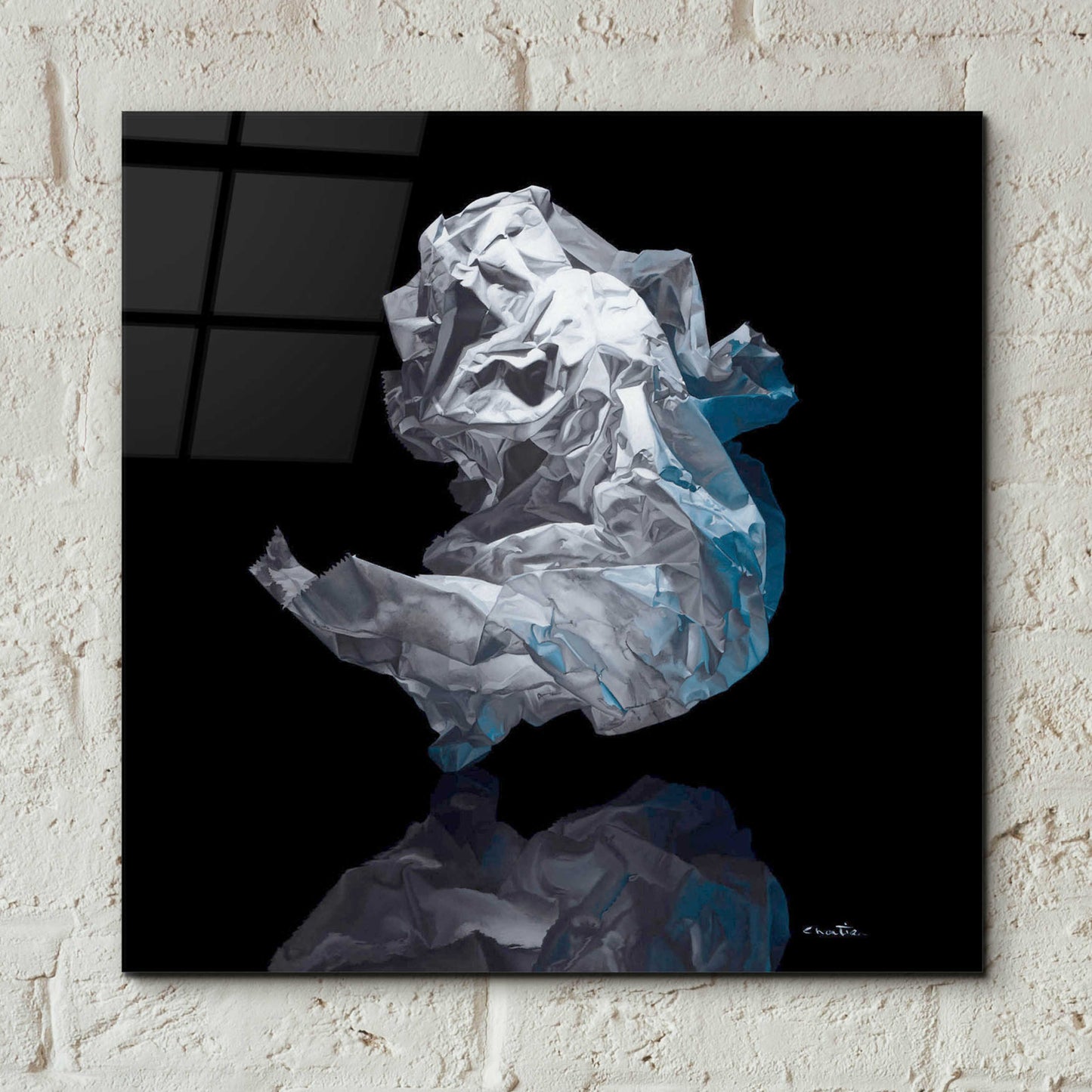 Epic Art 'Iceberg IV' by Francois Chartier, Acrylic Glass Wall Art,12x12