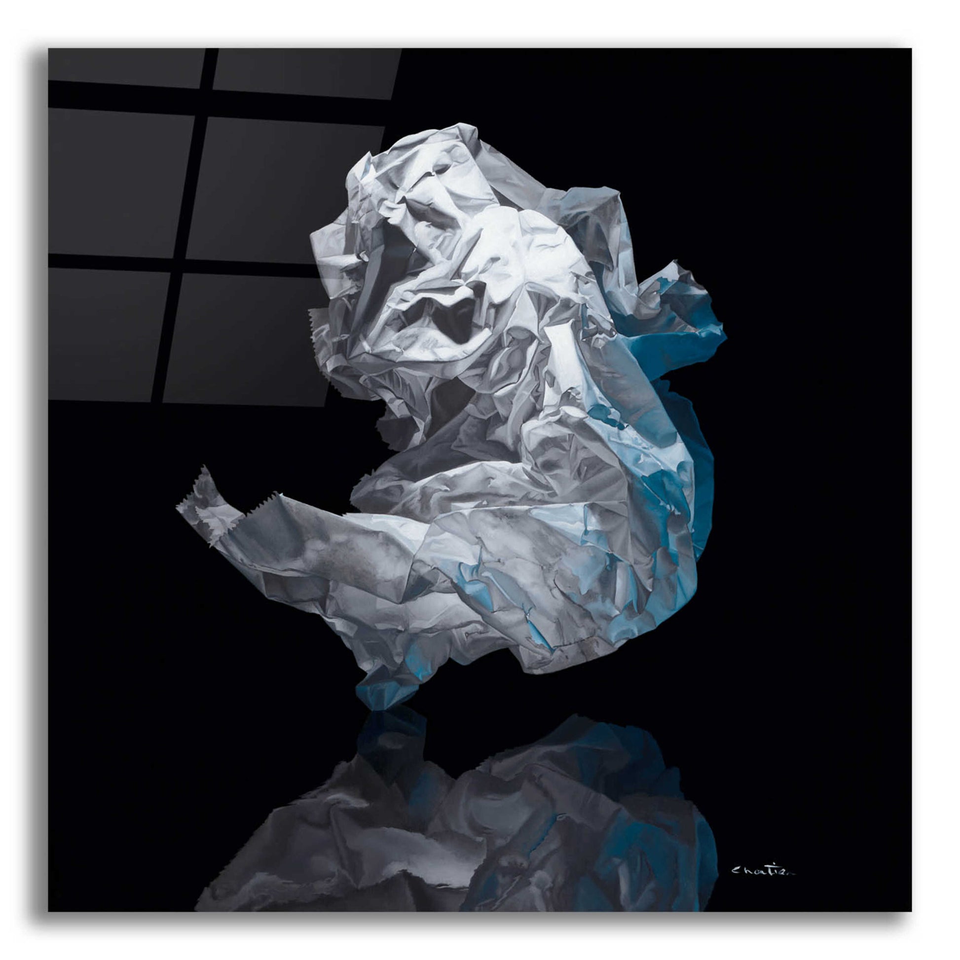 Epic Art 'Iceberg IV' by Francois Chartier, Acrylic Glass Wall Art,12x12