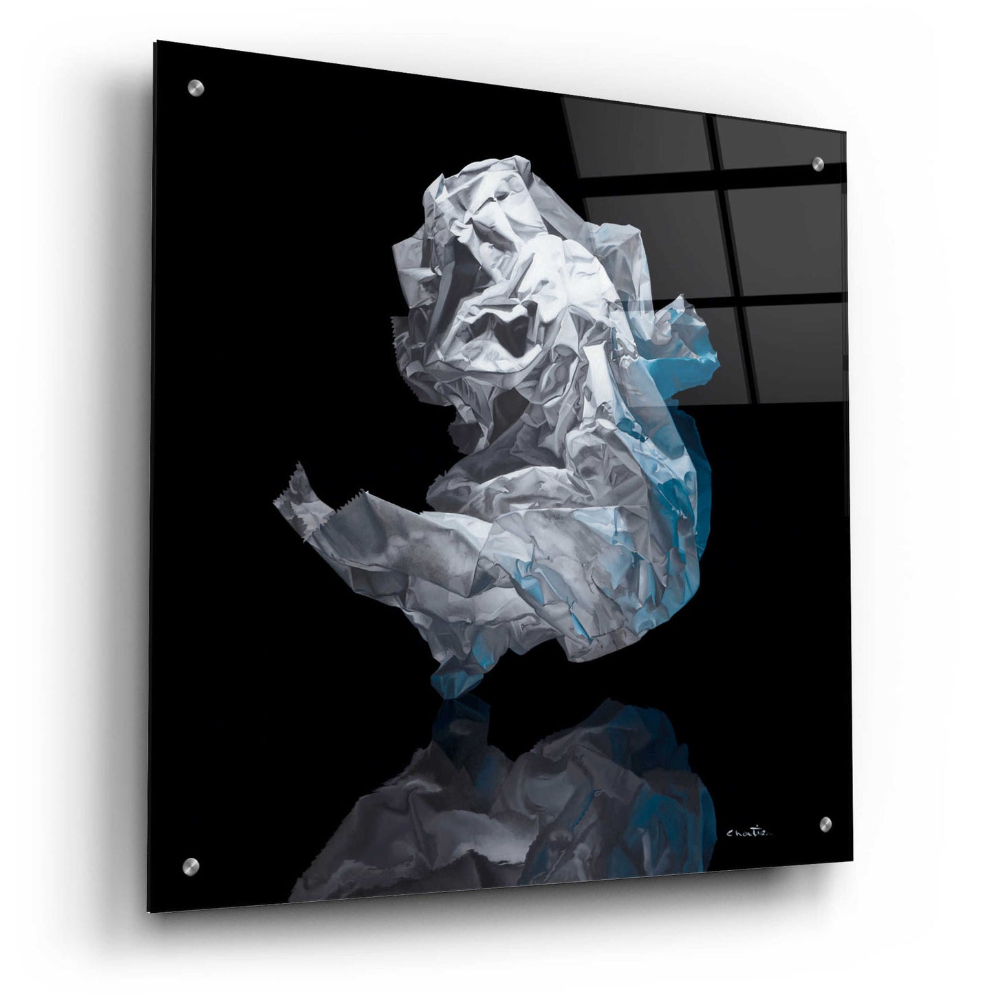 Epic Art 'Iceberg IV' by Francois Chartier, Acrylic Glass Wall Art,24x24