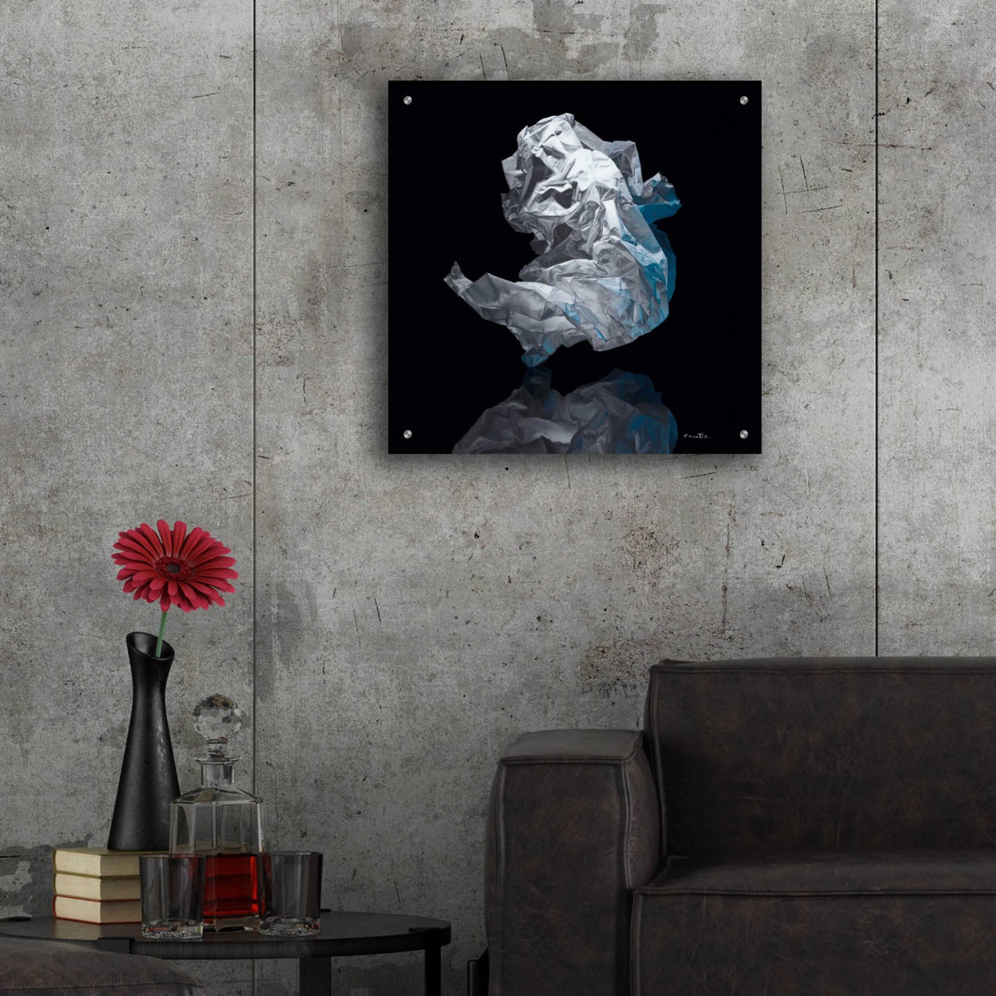 Epic Art 'Iceberg IV' by Francois Chartier, Acrylic Glass Wall Art,24x24