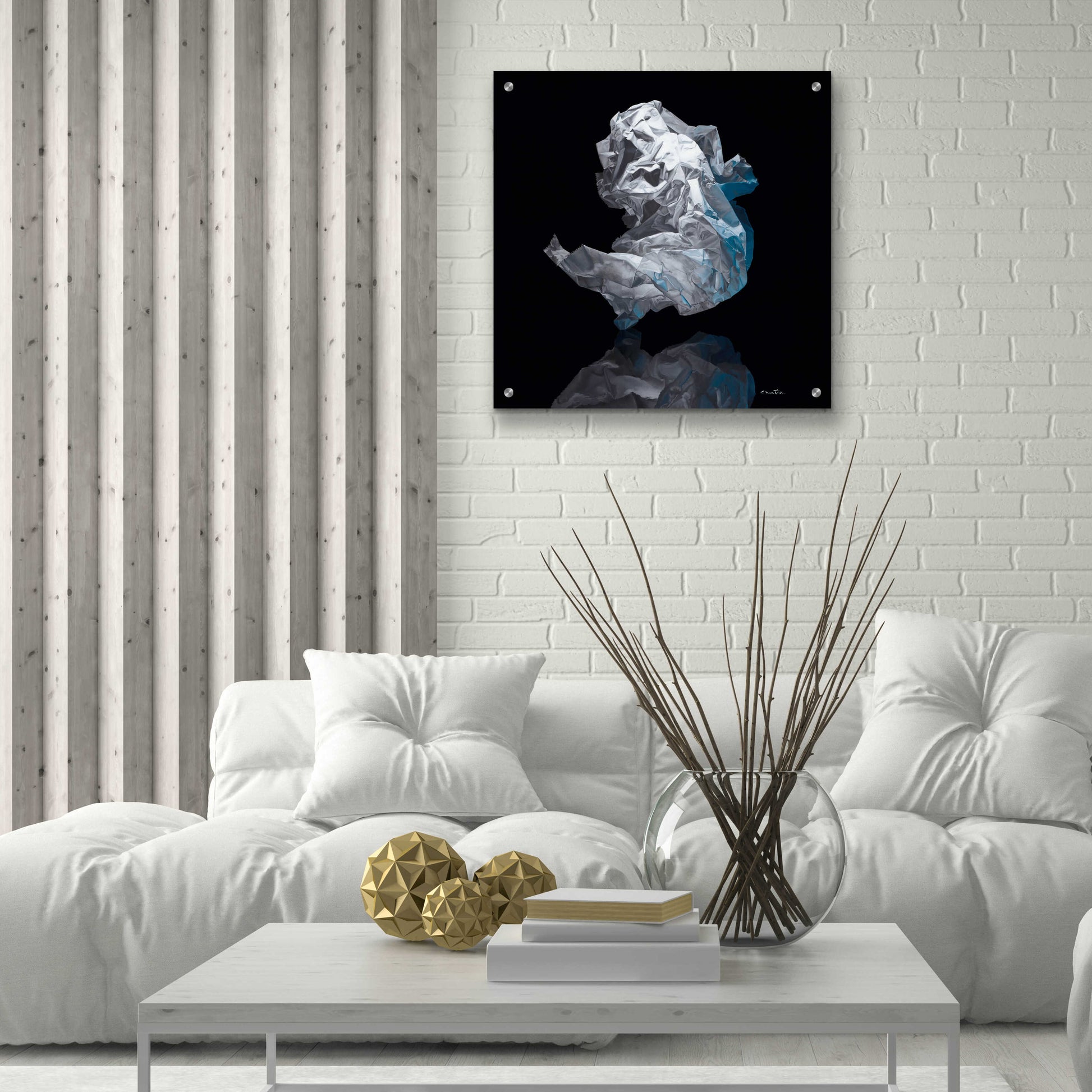 Epic Art 'Iceberg IV' by Francois Chartier, Acrylic Glass Wall Art,24x24