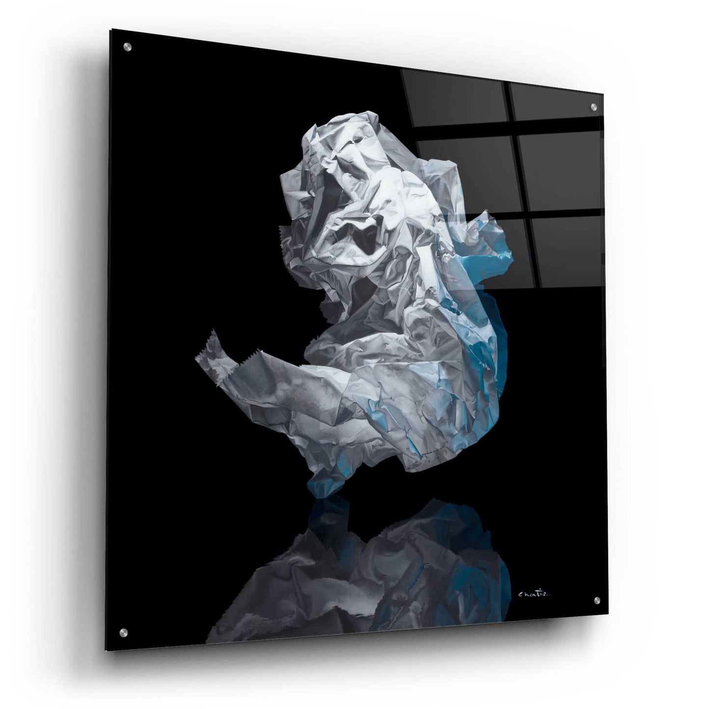 Epic Art 'Iceberg IV' by Francois Chartier, Acrylic Glass Wall Art,36x36