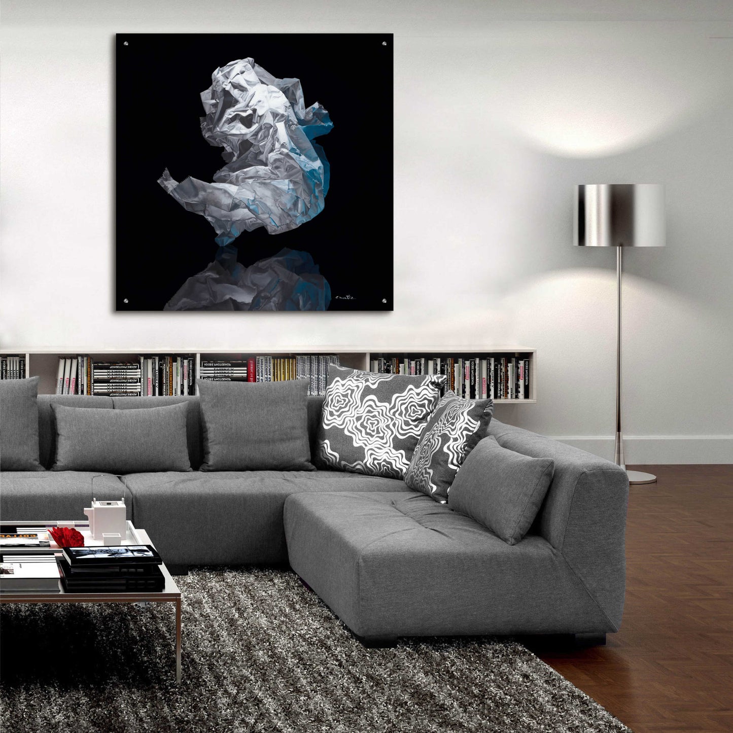 Epic Art 'Iceberg IV' by Francois Chartier, Acrylic Glass Wall Art,36x36