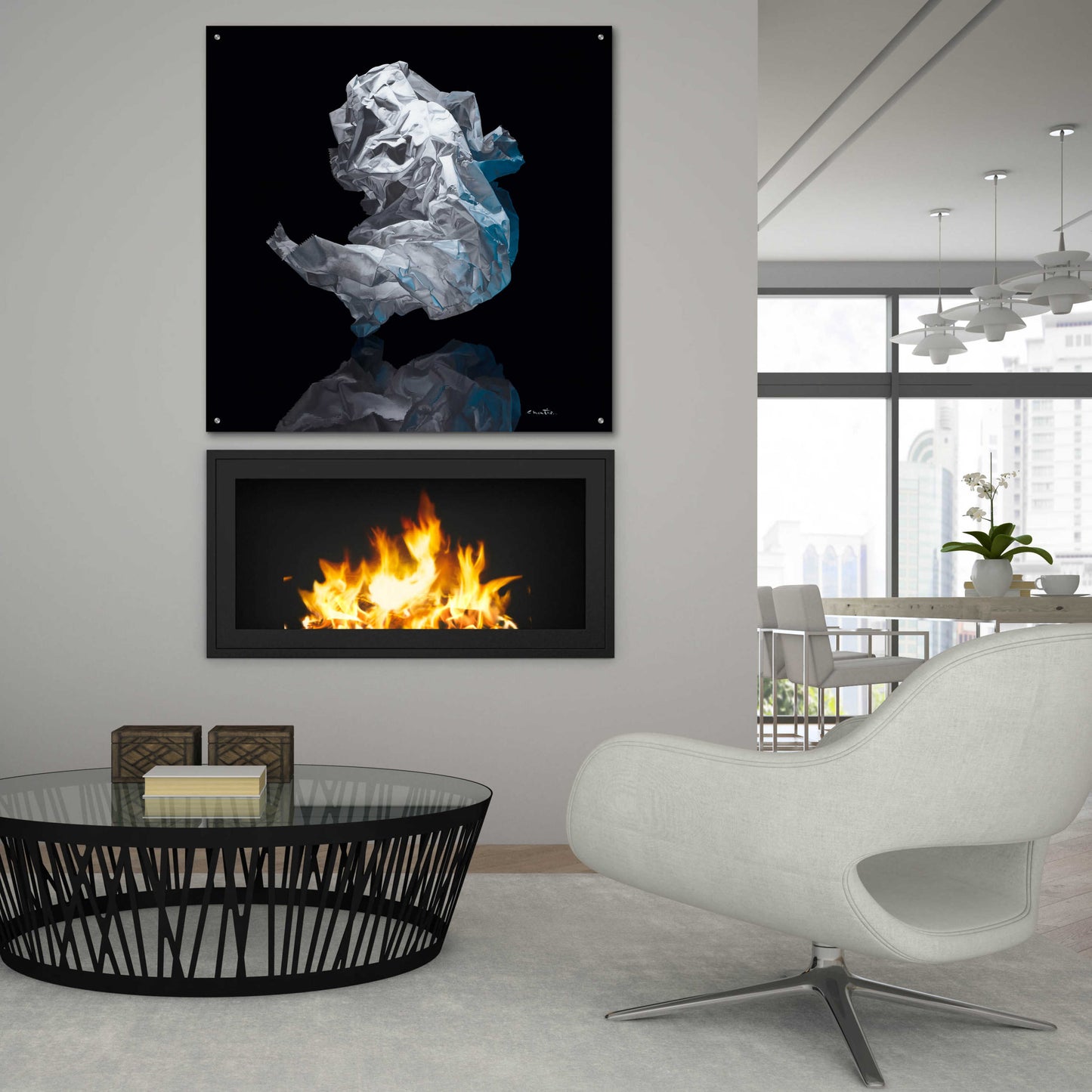 Epic Art 'Iceberg IV' by Francois Chartier, Acrylic Glass Wall Art,36x36