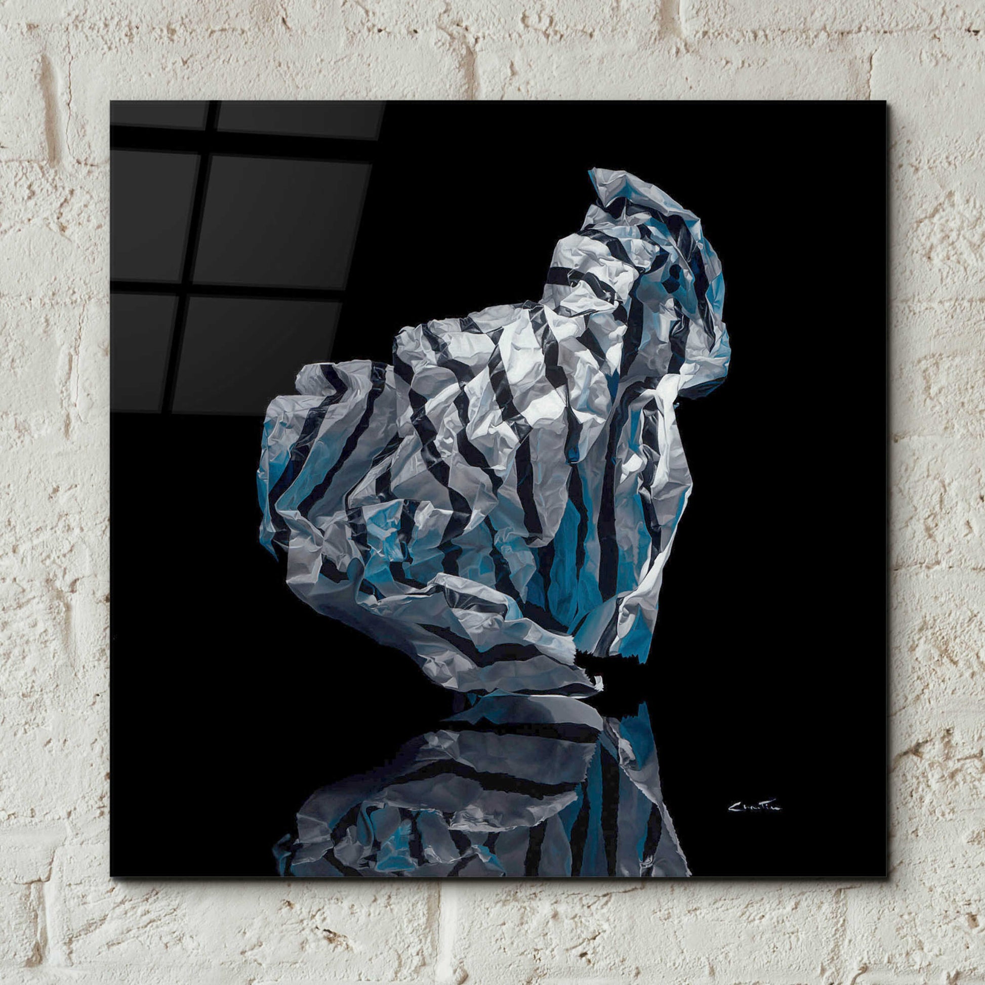 Epic Art 'Iceberg VI' by Francois Chartier, Acrylic Glass Wall Art,12x12