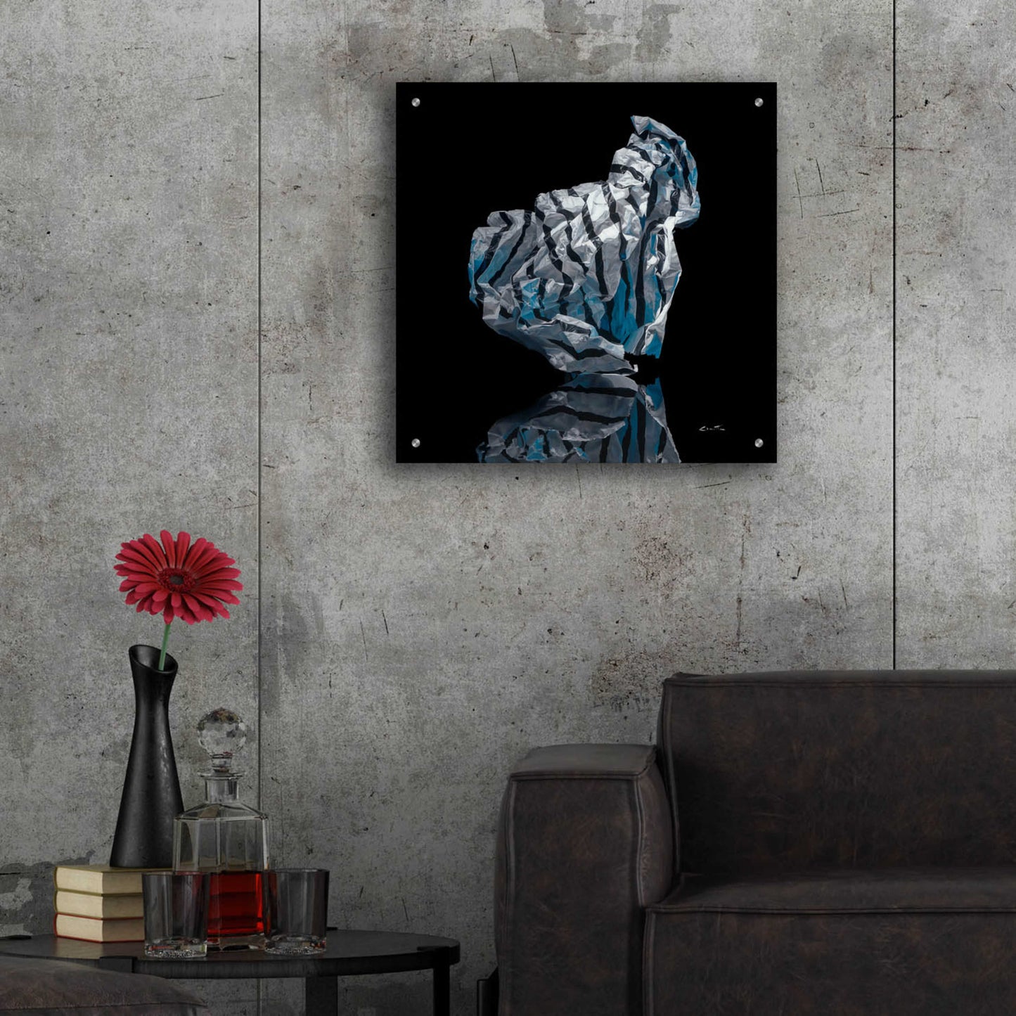 Epic Art 'Iceberg VI' by Francois Chartier, Acrylic Glass Wall Art,24x24