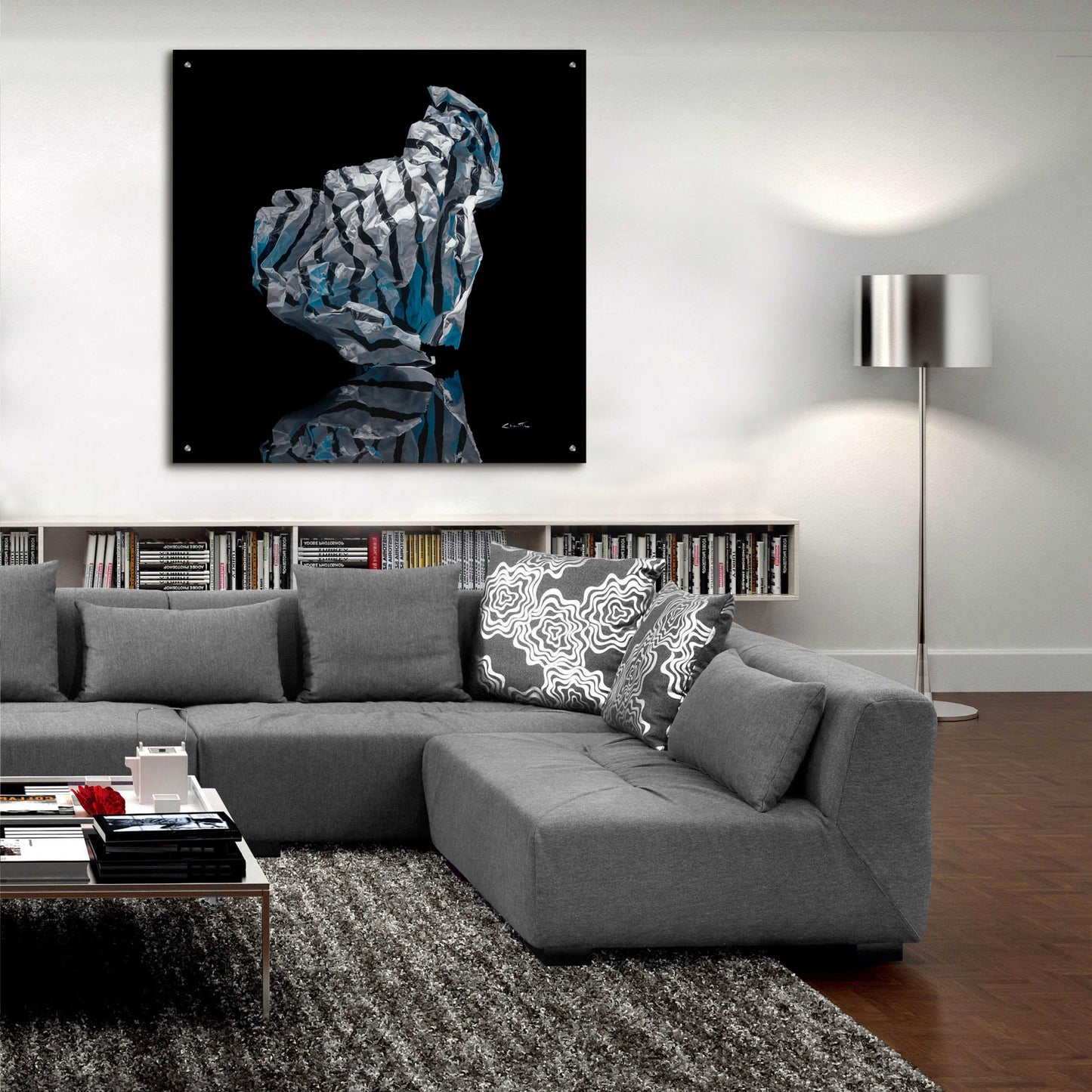 Epic Art 'Iceberg VI' by Francois Chartier, Acrylic Glass Wall Art,36x36