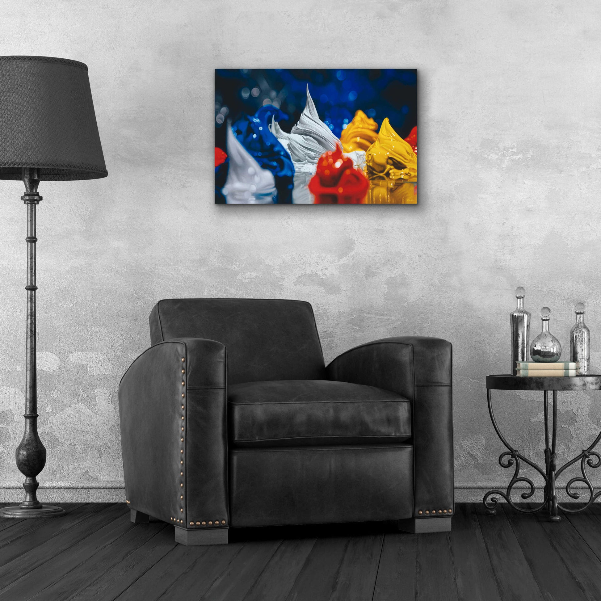 Epic Art 'Primary Color' by Francois Chartier, Acrylic Glass Wall Art,24x16