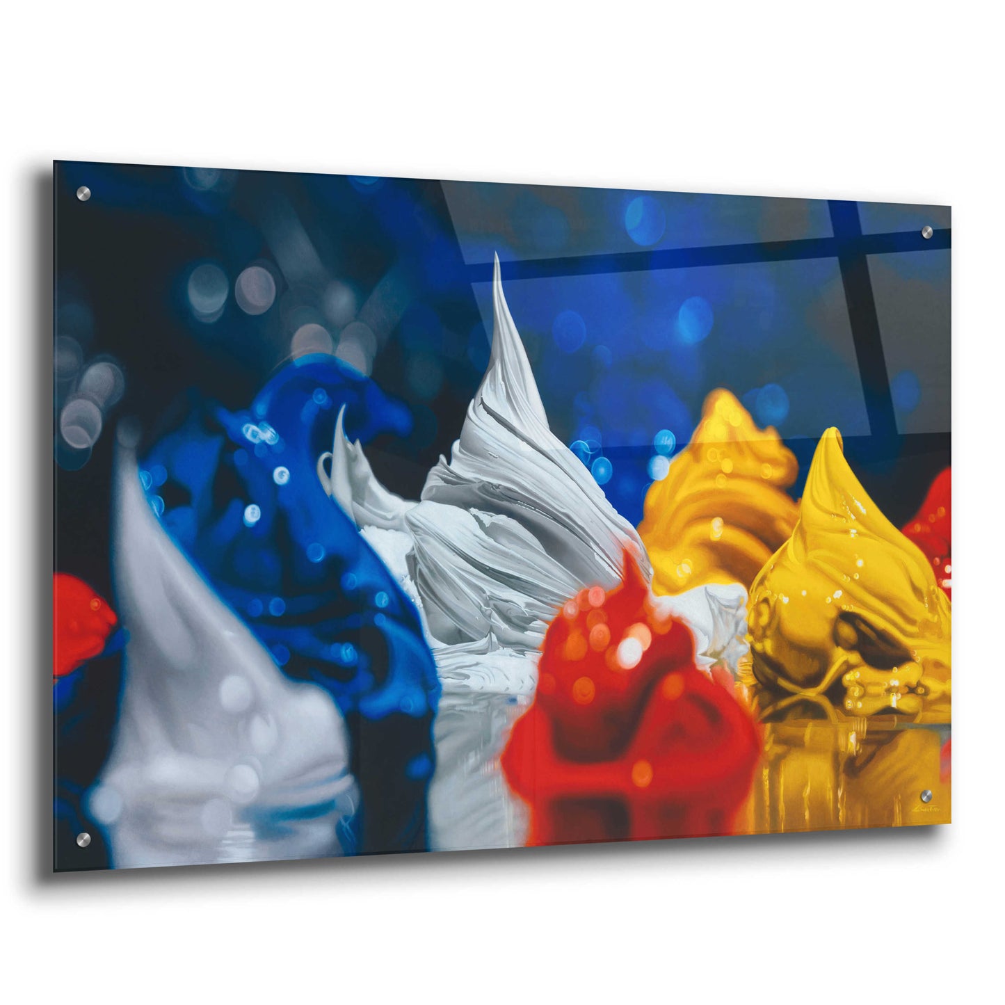 Epic Art 'Primary Color' by Francois Chartier, Acrylic Glass Wall Art,36x24