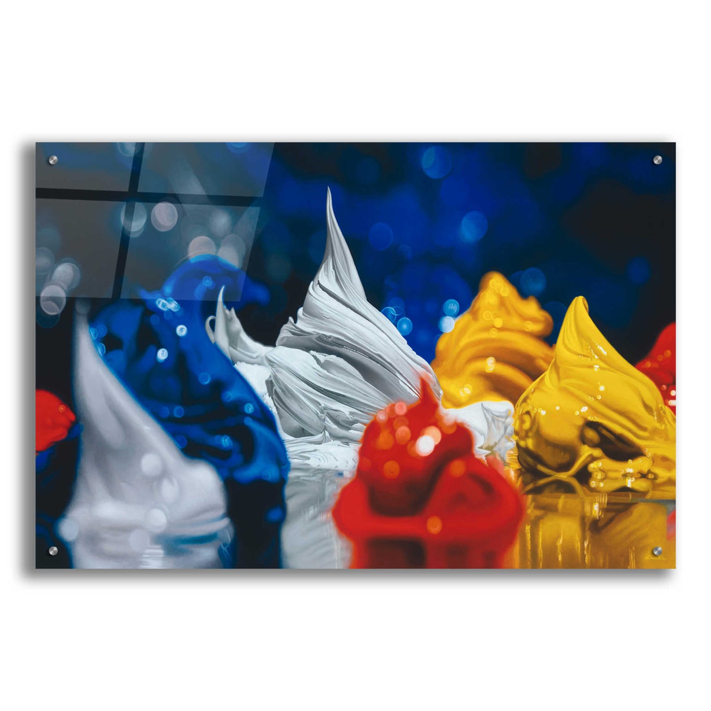 Epic Art 'Primary Color' by Francois Chartier, Acrylic Glass Wall Art,36x24