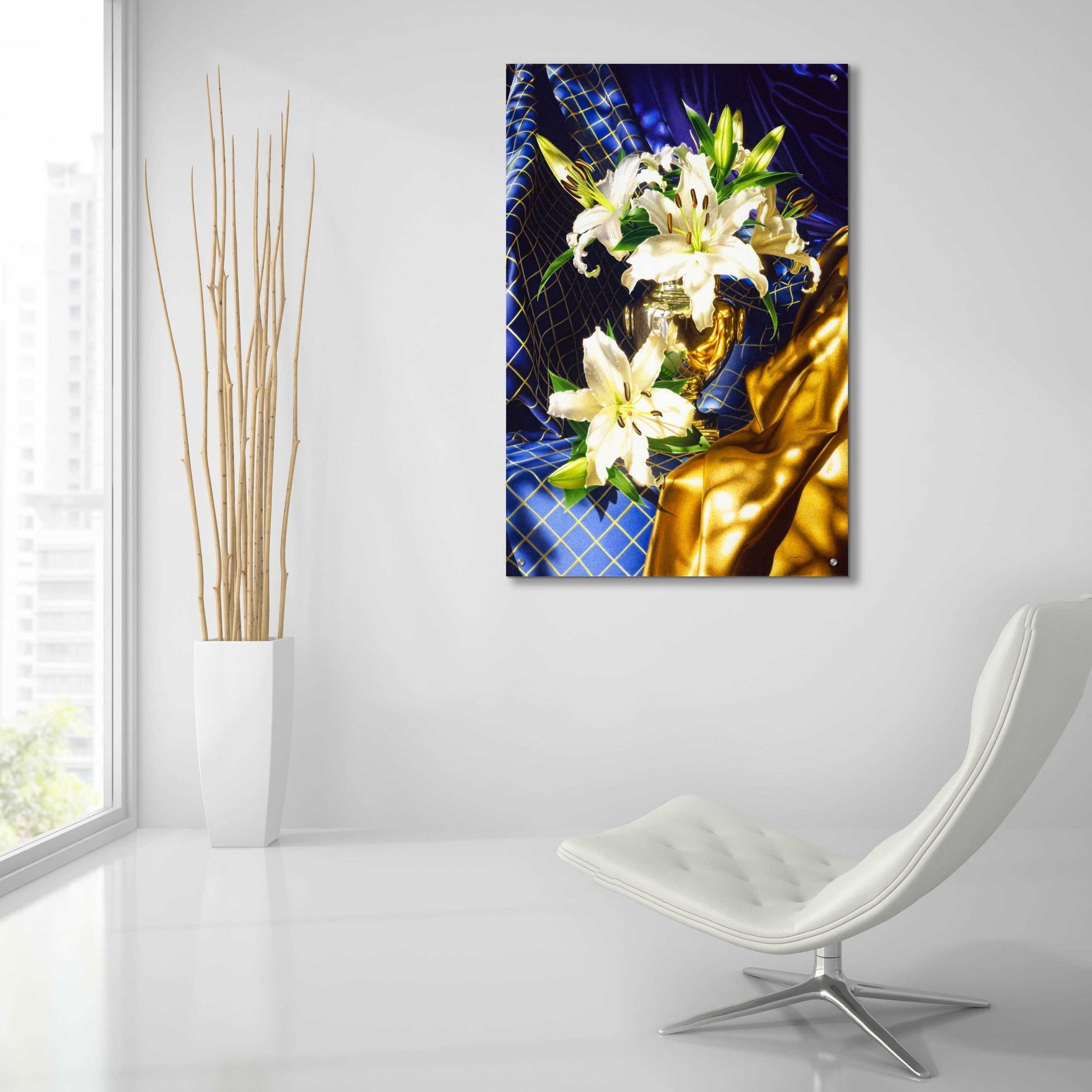 Epic Art 'Rosegarden' by Francois Chartier, Acrylic Glass Wall Art,24x36