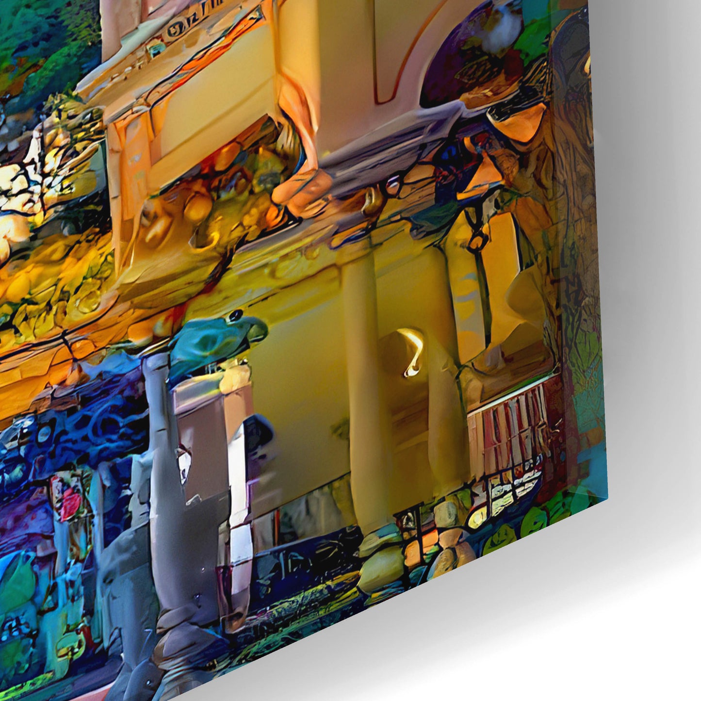 Epic Art 'Orlando Florida United States Castle' by Pedro Gavidia, Acrylic Glass Wall Art,24x12