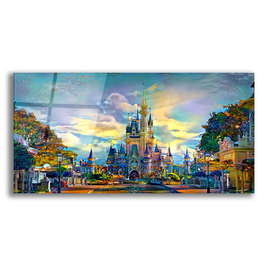 Epic Art 'Orlando Florida United States Castle' by Pedro Gavidia, Acrylic Glass Wall Art