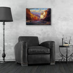 Epic Art 'The Gallery Merge' by R. Hed, Acrylic Glass Wall Art,24x16