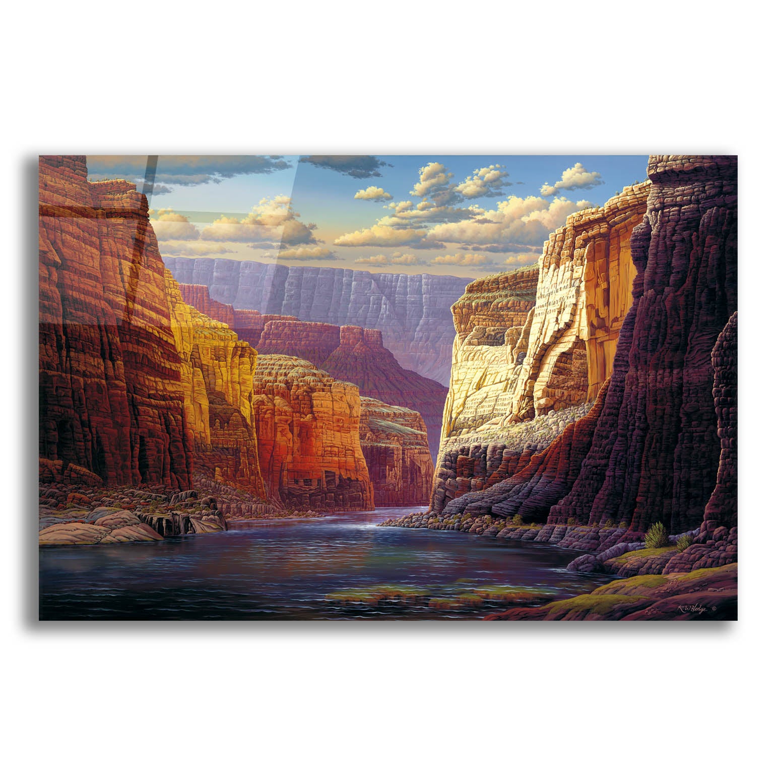 Epic Art 'The Gallery Merge' by R. Hed, Acrylic Glass Wall Art