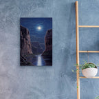 Epic Art 'Moonlit Pass' by R. Hed, Acrylic Glass Wall Art,16x24