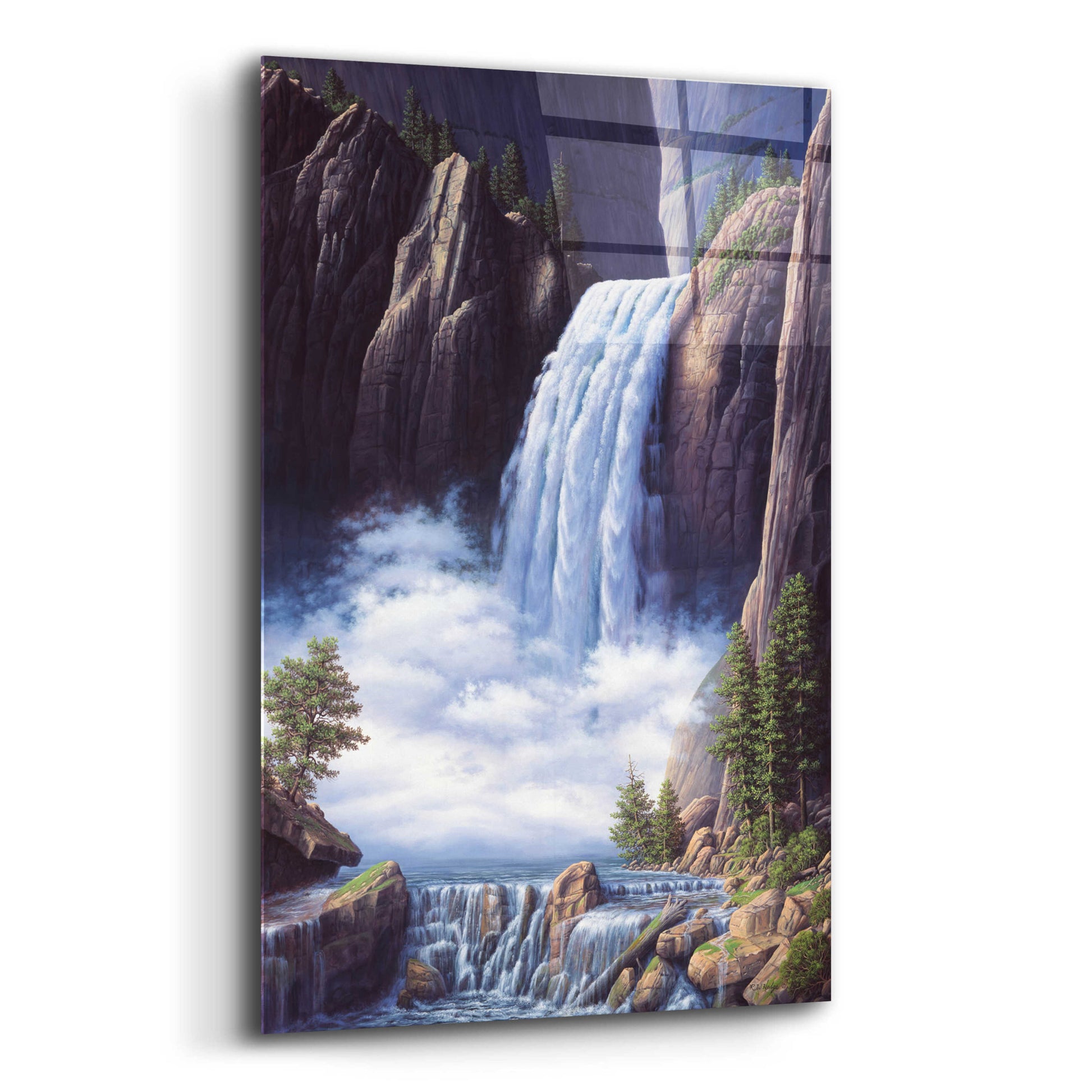 Epic Art 'Heavenly Place' by R. Hed, Acrylic Glass Wall Art,12x16