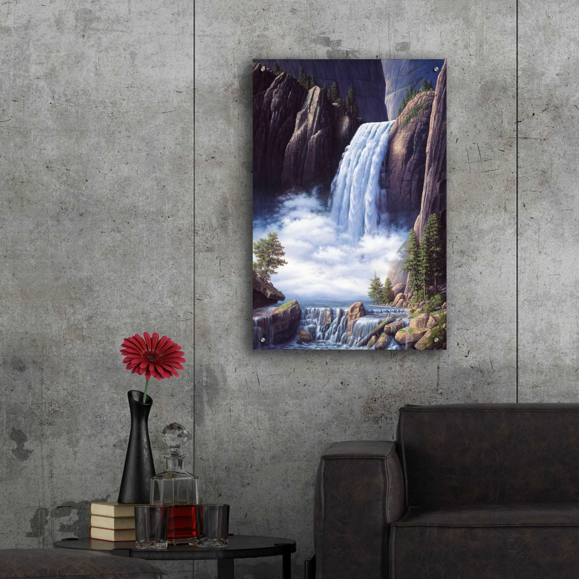 Epic Art 'Heavenly Place' by R. Hed, Acrylic Glass Wall Art,24x36