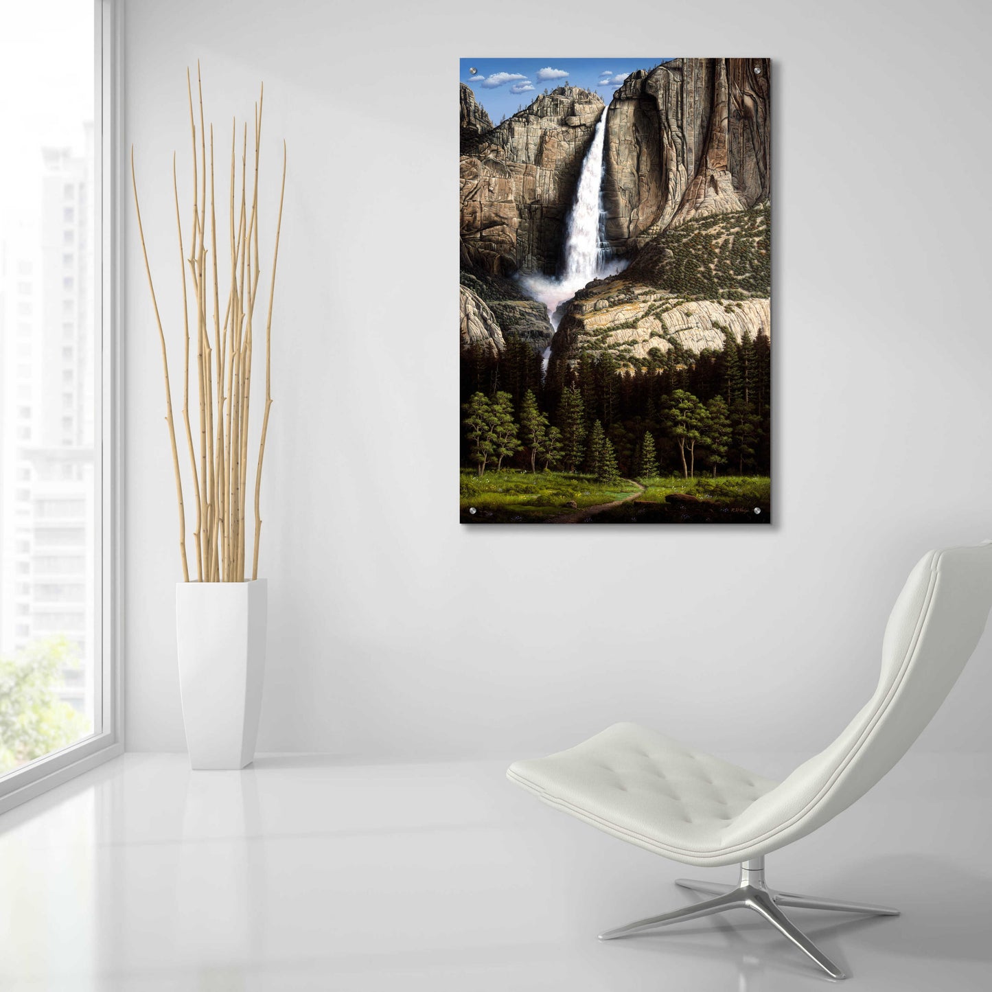 Epic Art 'Water Dance' by R. Hed, Acrylic Glass Wall Art,24x36