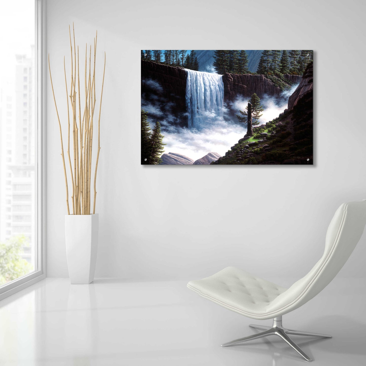 Epic Art 'Vernal Falls' by R. Hed, Acrylic Glass Wall Art,36x24