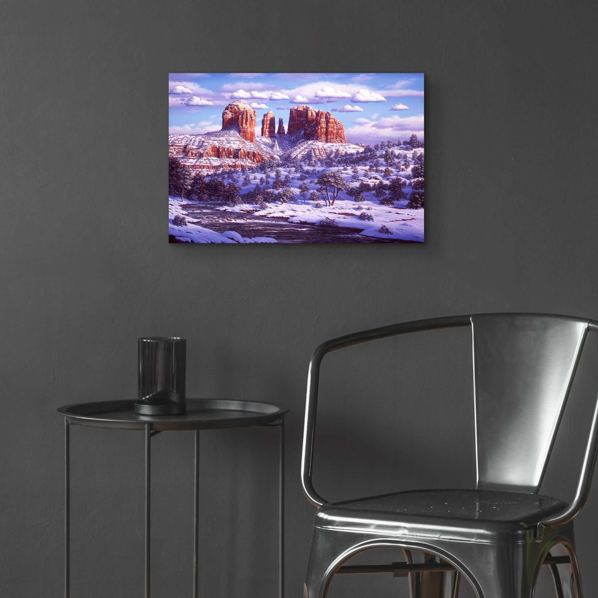 Epic Art 'The Spirit Of Red Rocks' by R. Hed, Acrylic Glass Wall Art,24x16