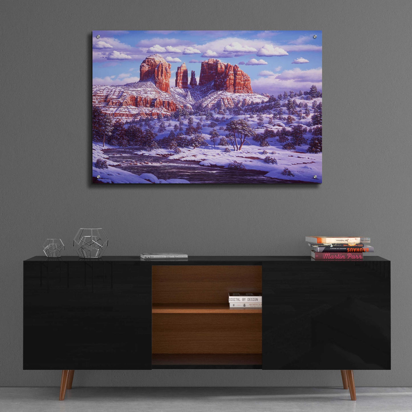 Epic Art 'The Spirit Of Red Rocks' by R. Hed, Acrylic Glass Wall Art,36x24