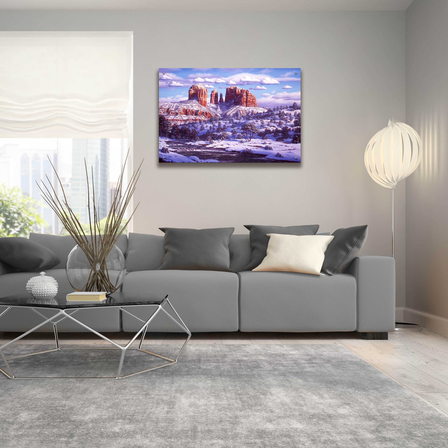 Epic Art 'The Spirit Of Red Rocks' by R. Hed, Acrylic Glass Wall Art,36x24