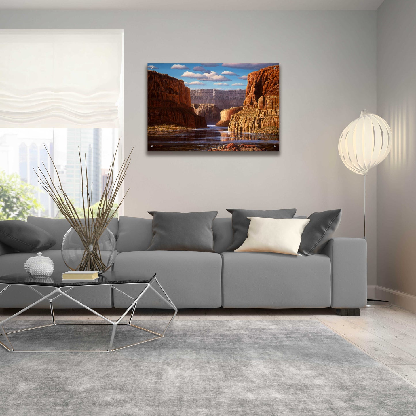 Epic Art 'Pristine Sanctuary' by R. Hed, Acrylic Glass Wall Art,36x24