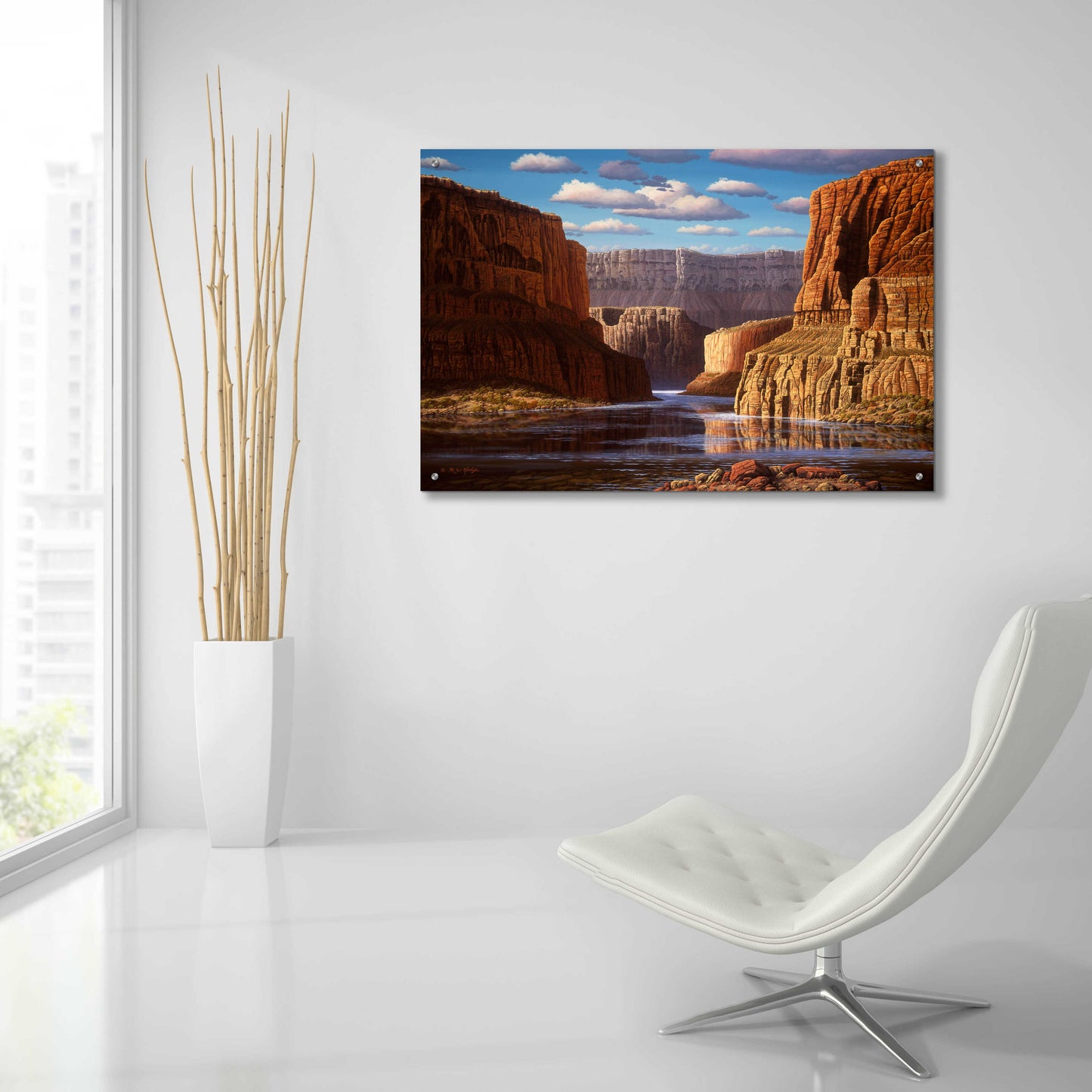 Epic Art 'Pristine Sanctuary' by R. Hed, Acrylic Glass Wall Art,36x24