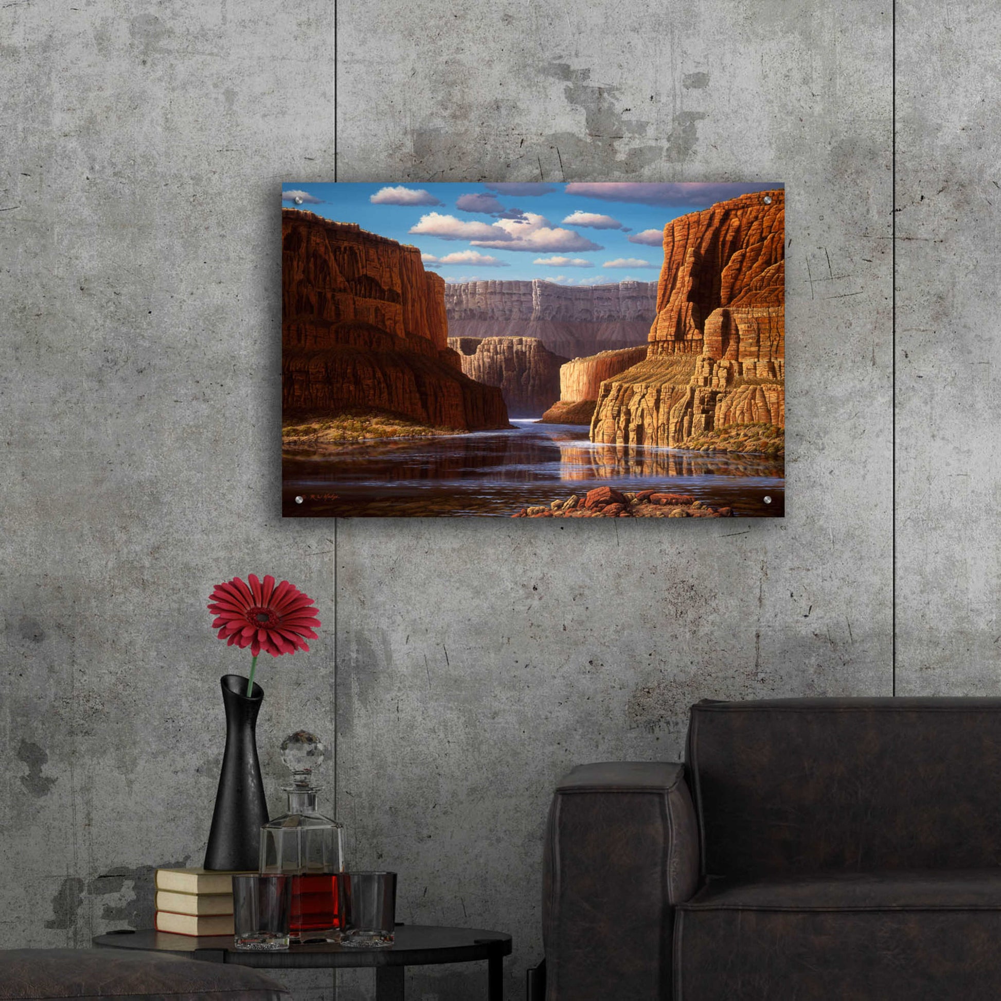 Epic Art 'Pristine Sanctuary' by R. Hed, Acrylic Glass Wall Art,36x24