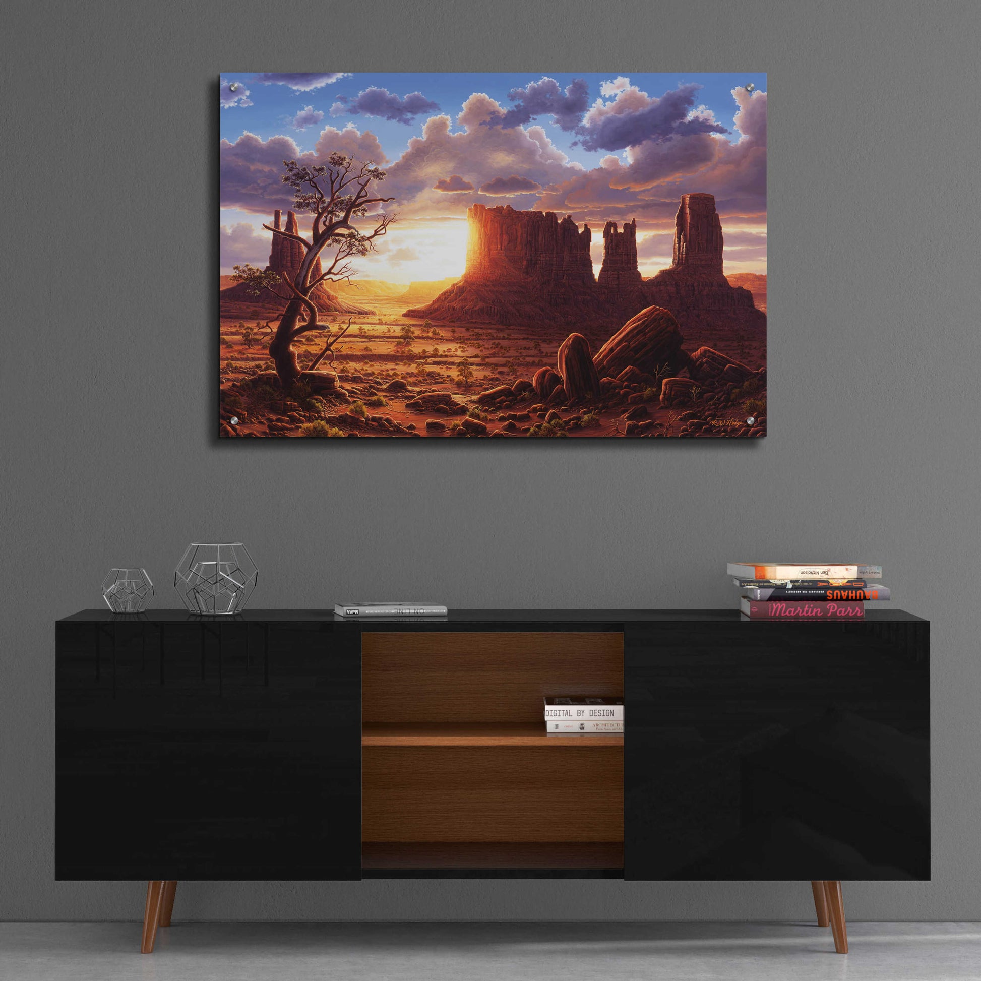 Epic Art 'A World Of Heaven' by R. Hed, Acrylic Glass Wall Art,36x24