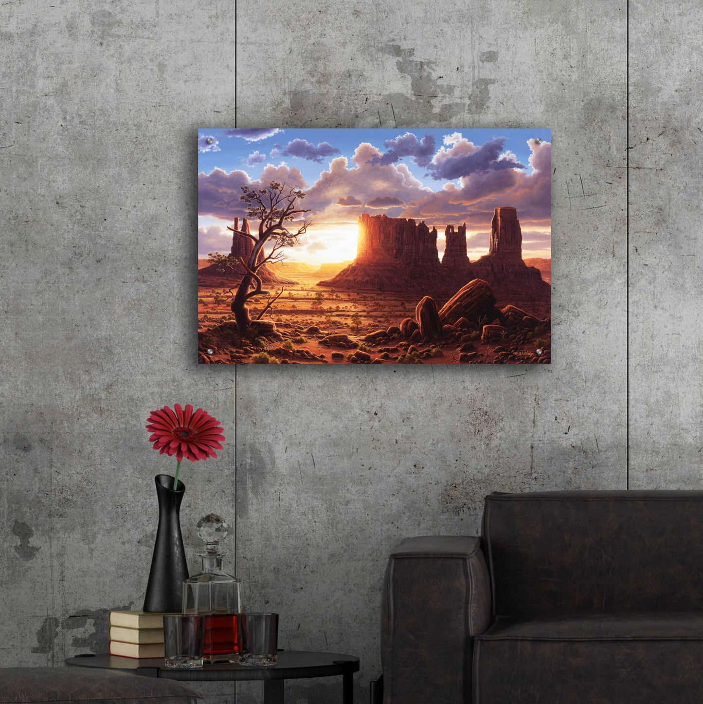 Epic Art 'A World Of Heaven' by R. Hed, Acrylic Glass Wall Art,36x24