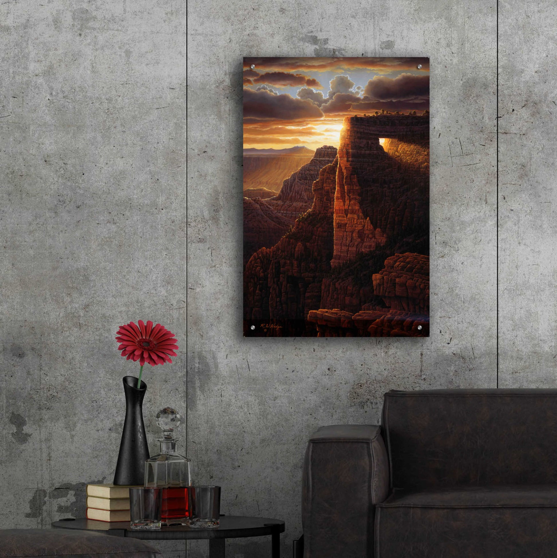 Epic Art 'The Light Of Life' by R. Hed, Acrylic Glass Wall Art,24x36