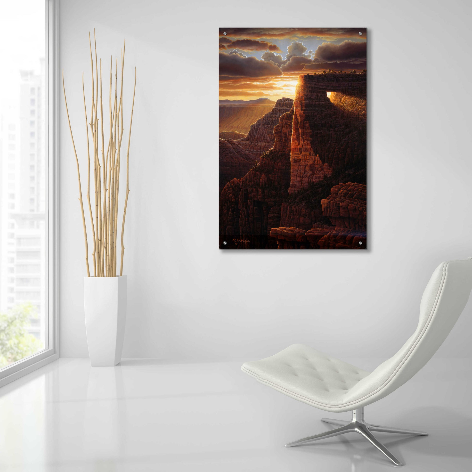 Epic Art 'The Light Of Life' by R. Hed, Acrylic Glass Wall Art,24x36