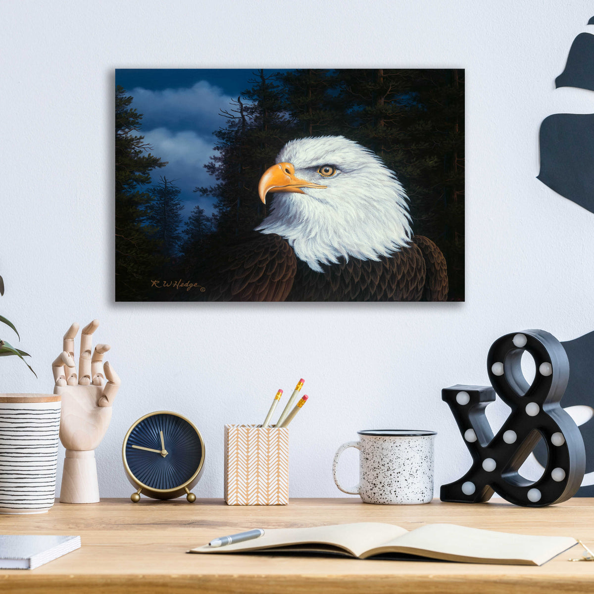 Epic Art 'The Face Of Freedom' by R. Hed, Acrylic Glass Wall Art,16x12