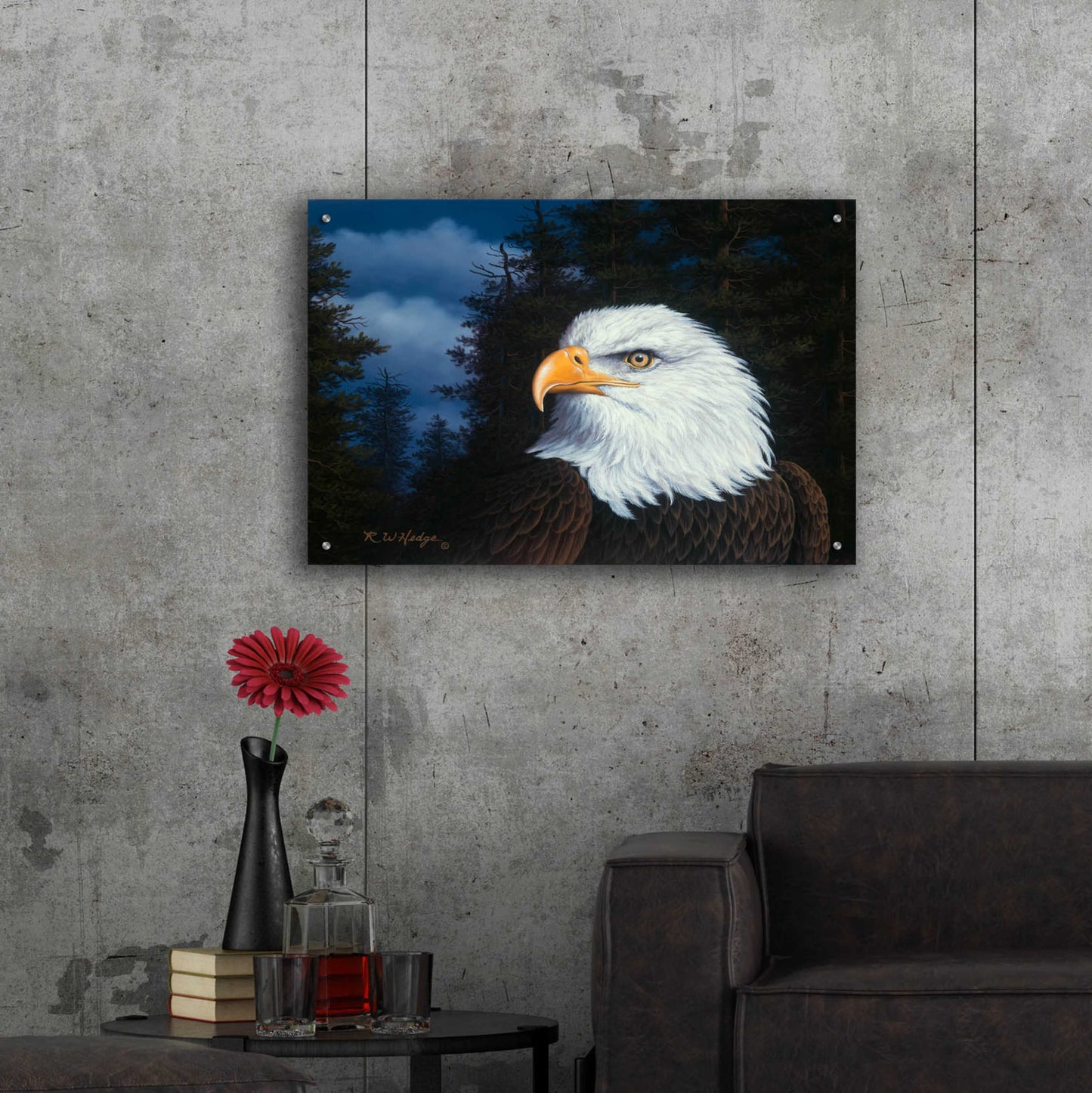 Epic Art 'The Face Of Freedom' by R. Hed, Acrylic Glass Wall Art,36x24