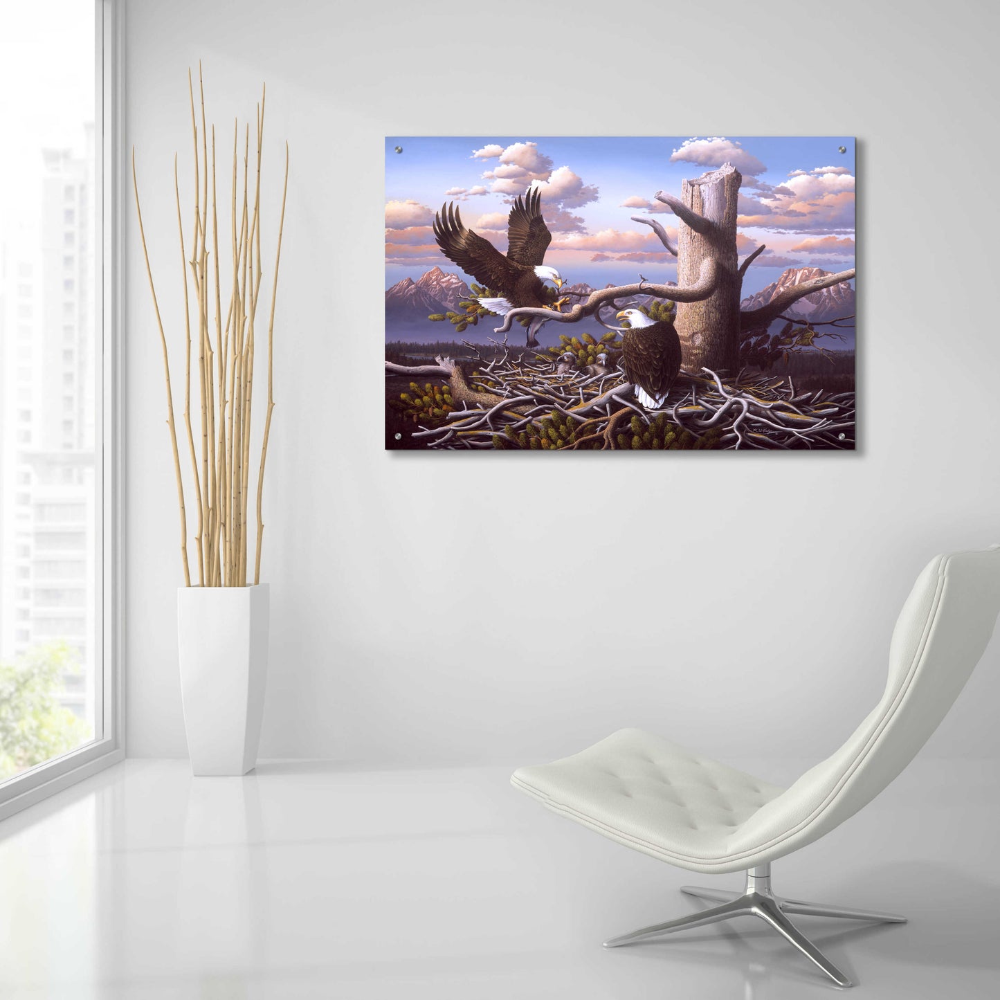 Epic Art 'Raising Freedom' by R. Hed, Acrylic Glass Wall Art,36x24