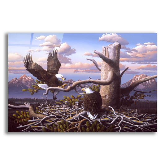 Epic Art 'Raising Freedom' by R. Hed, Acrylic Glass Wall Art