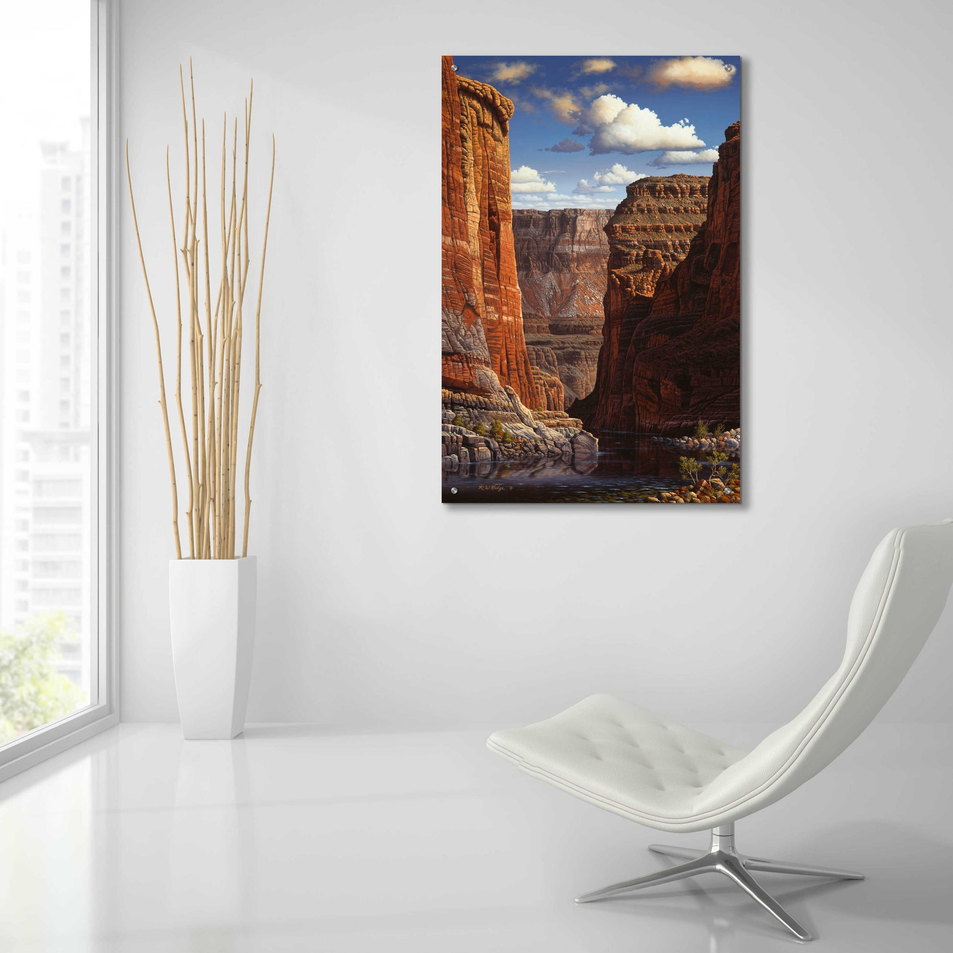 Epic Art 'Heavenly Invitation' by R. Hed, Acrylic Glass Wall Art,24x36