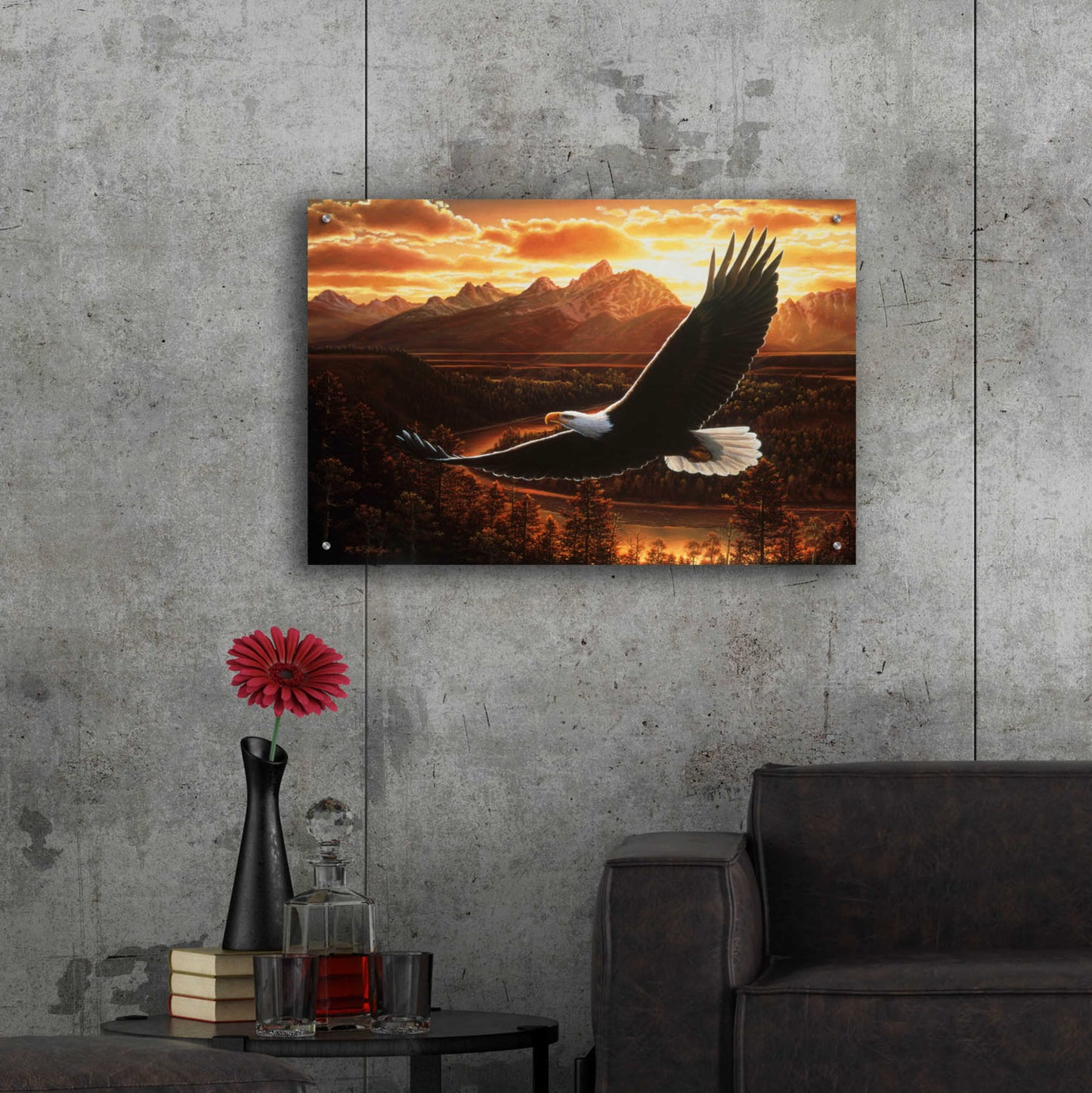 Epic Art 'Evening Cruise' by R. Hed, Acrylic Glass Wall Art,36x24