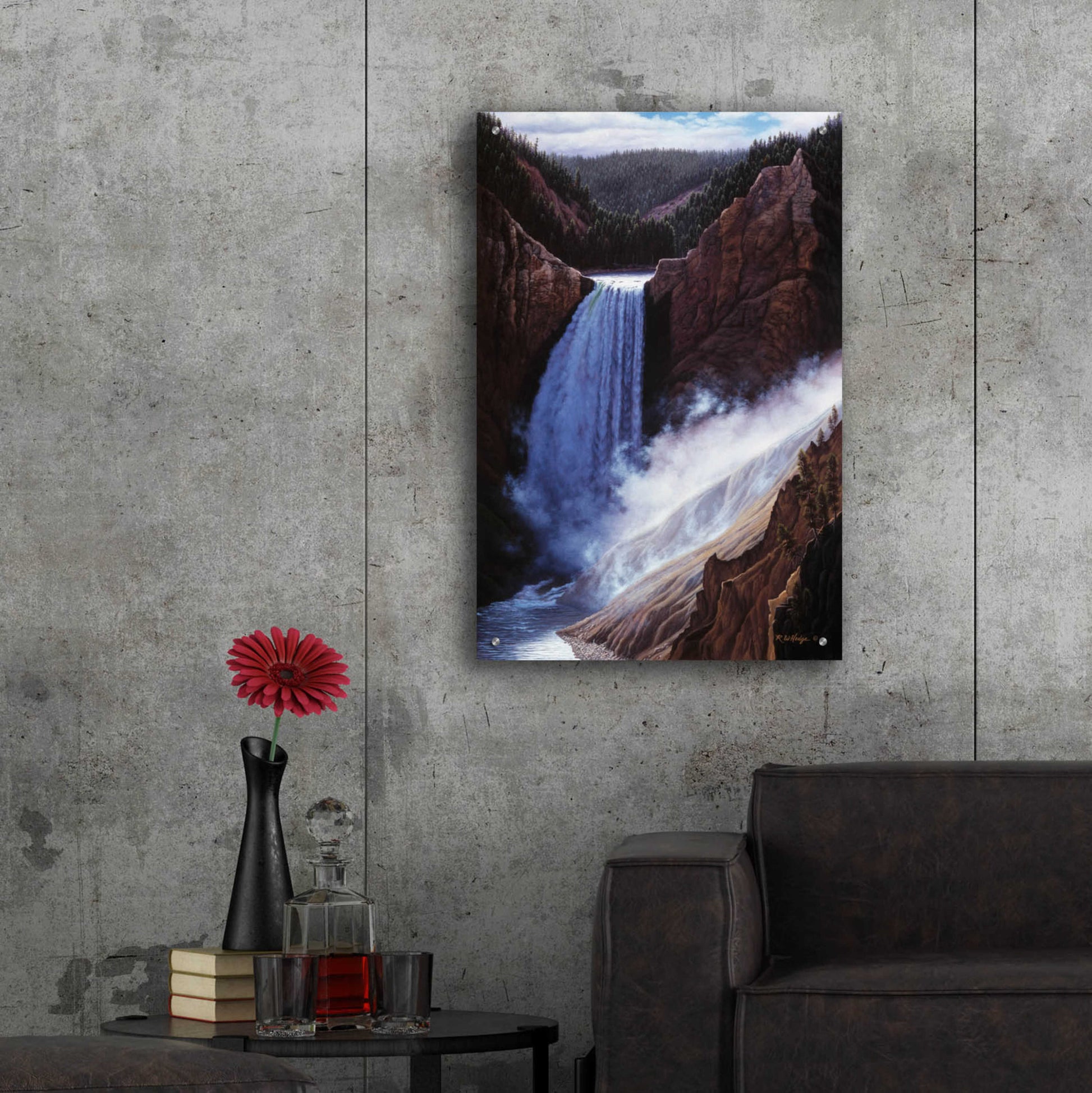 Epic Art 'The Voice Of Yellowstone' by R. Hed, Acrylic Glass Wall Art,24x36