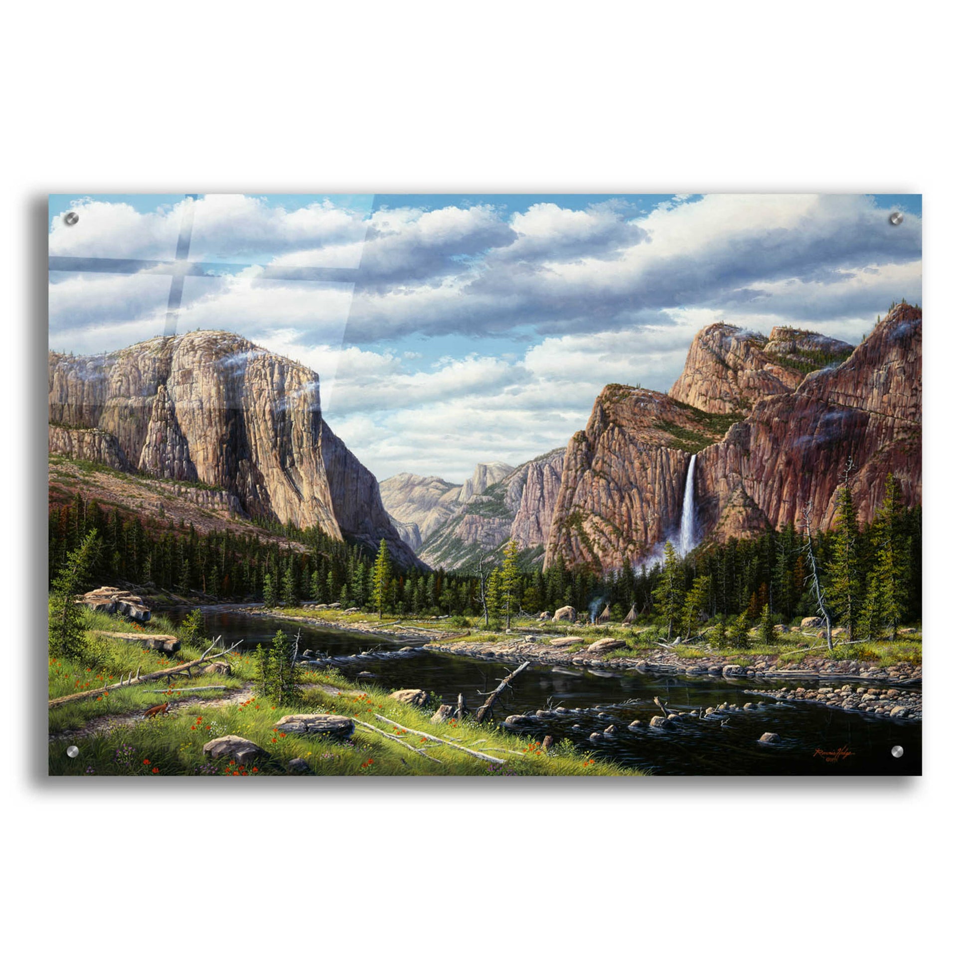 Epic Art 'River Of Mercy' by R. Hed, Acrylic Glass Wall Art,36x24