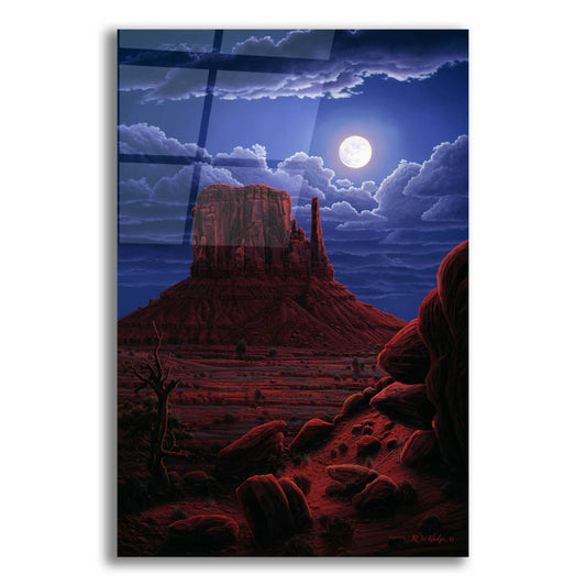 Epic Art 'Navaho Moon' by R. Hed, Acrylic Glass Wall Art