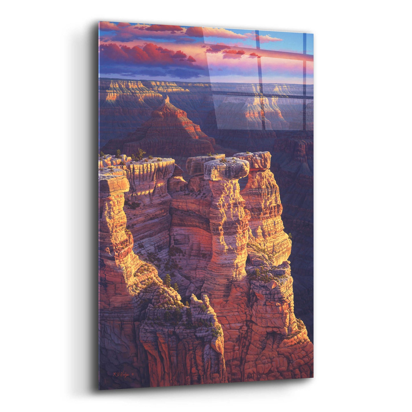 Epic Art 'The Gold Of Arizona' by R. Hed, Acrylic Glass Wall Art,12x16